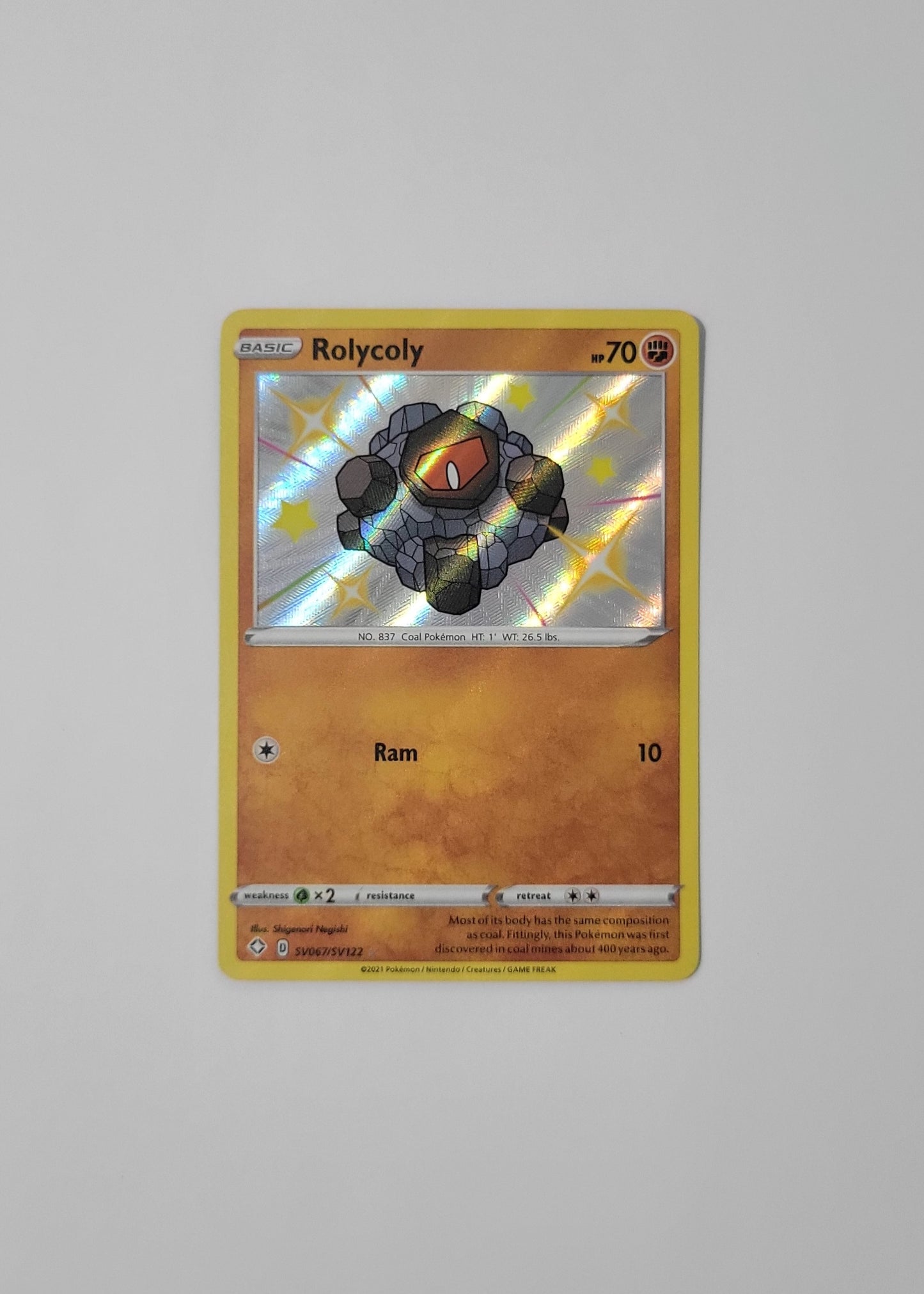 Rolycoly SV067/SV122 - Shining Fates: Shiny Vault