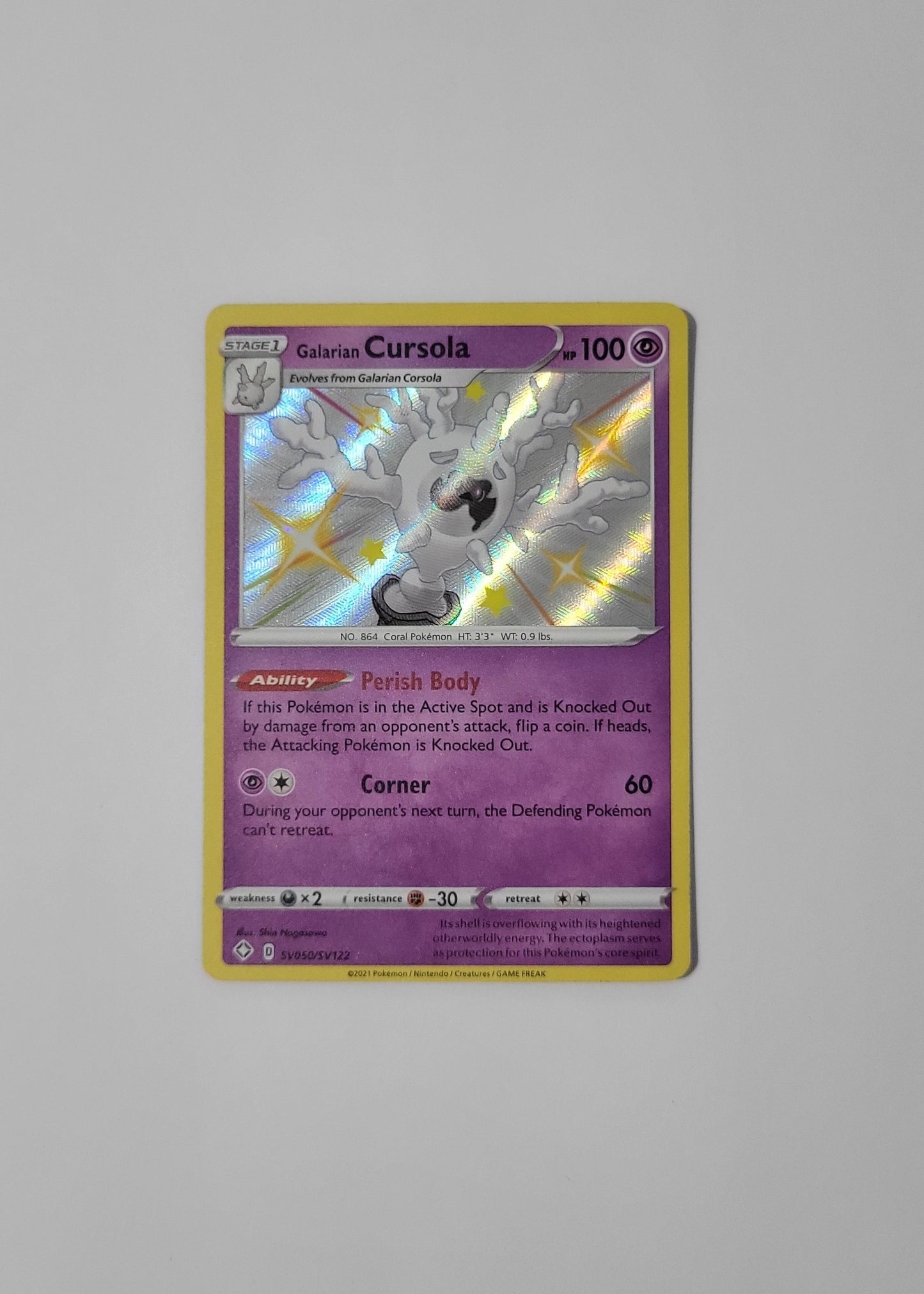 Galarian Cursola SV050/SV122 - Shining Fates: Shiny Vault