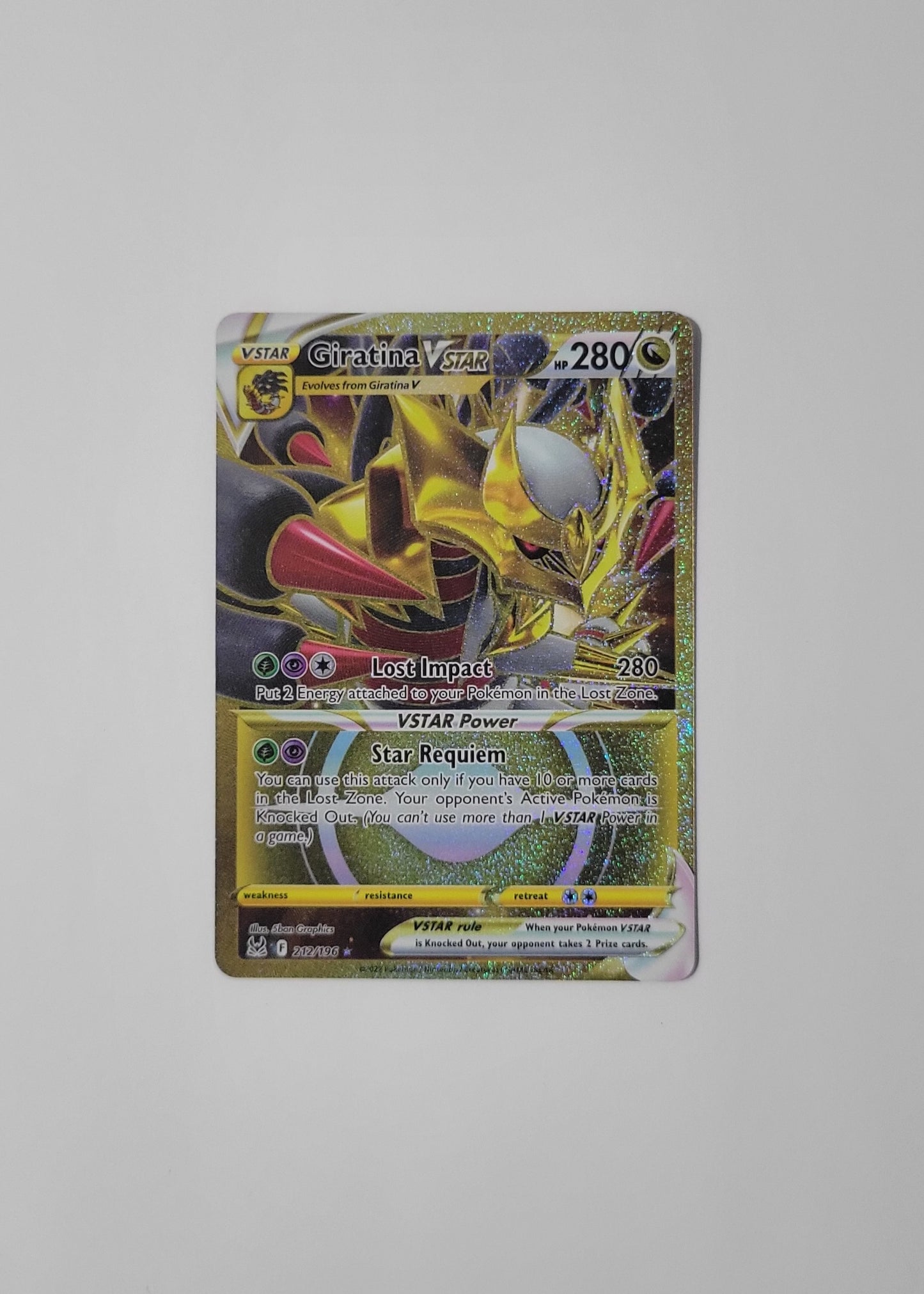Giratina VSTAR 212/196 - Lost Origin