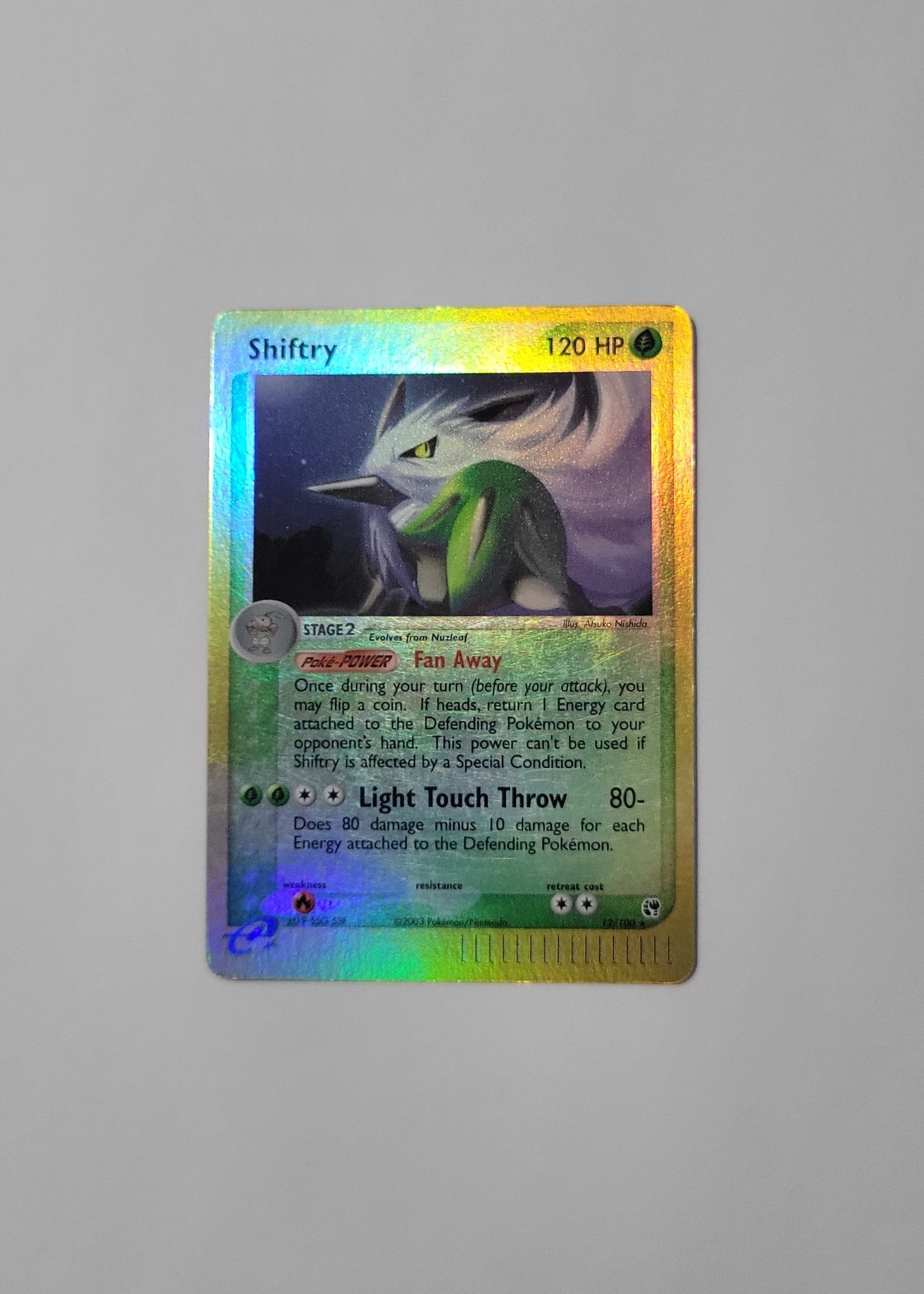 Shiftry 12/100 (Reverse Holo) - EX Sandstorm