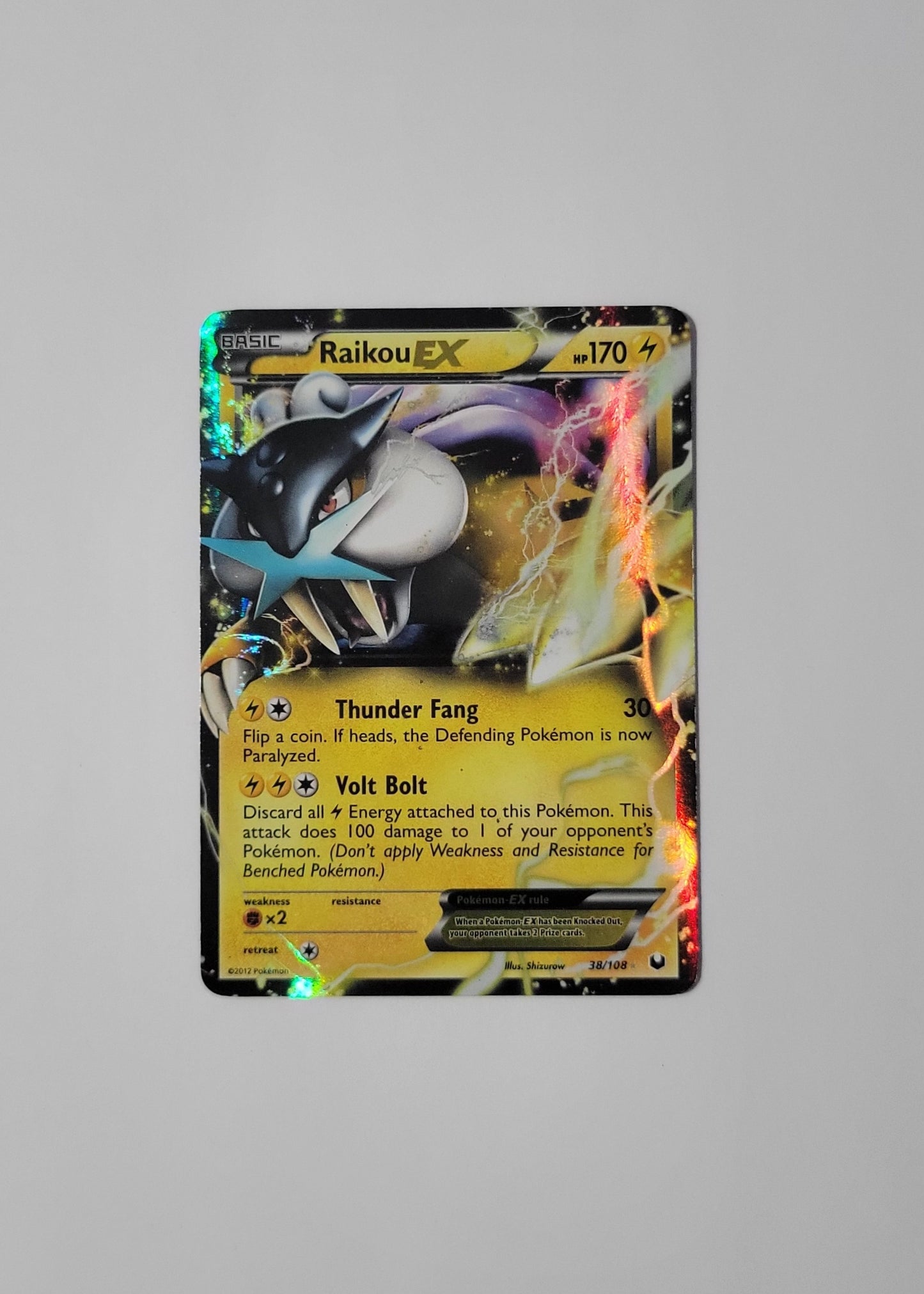 Raikou EX 38/108 - Dark Explorers