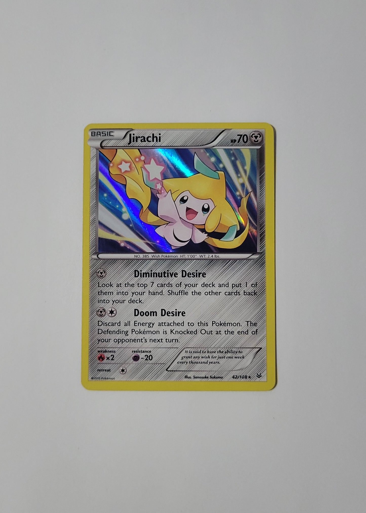 Jirachi 42/108 (Holo) - Roaring Skies