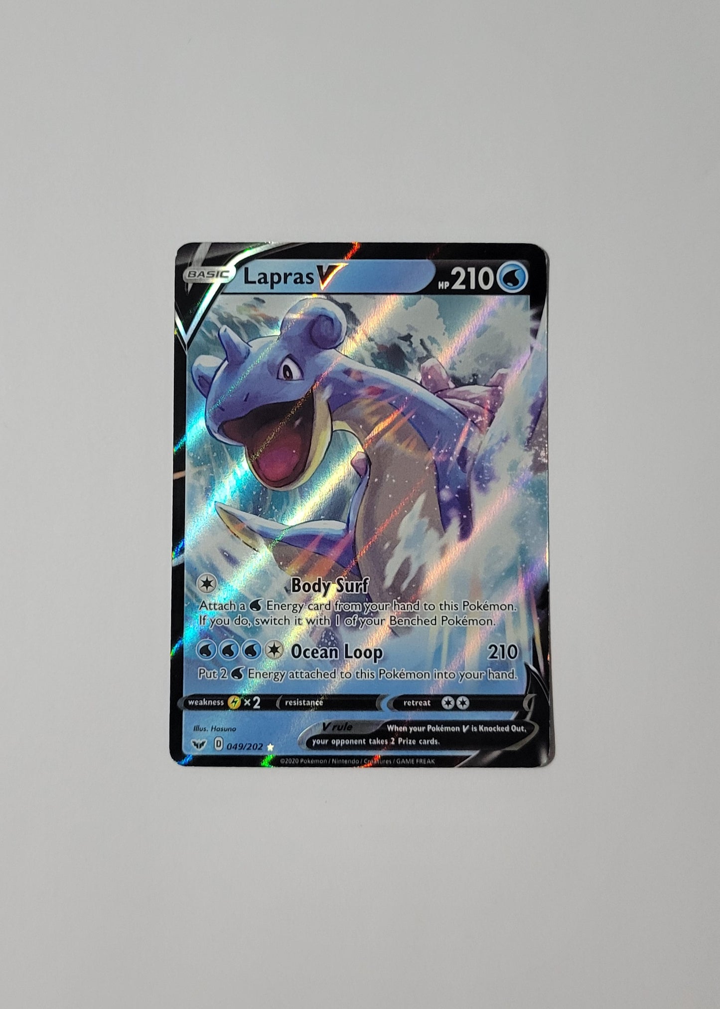 Lapras V 049/202 - Sword & Shield Base Set