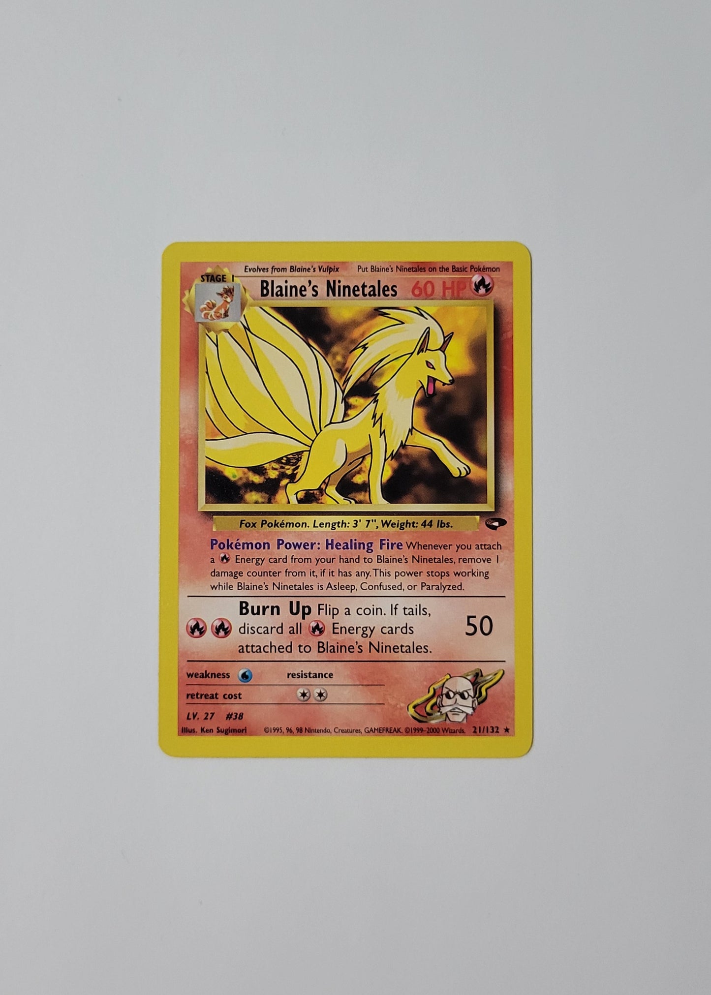 Blaine's Ninetales 21/132 - Gym Challenge