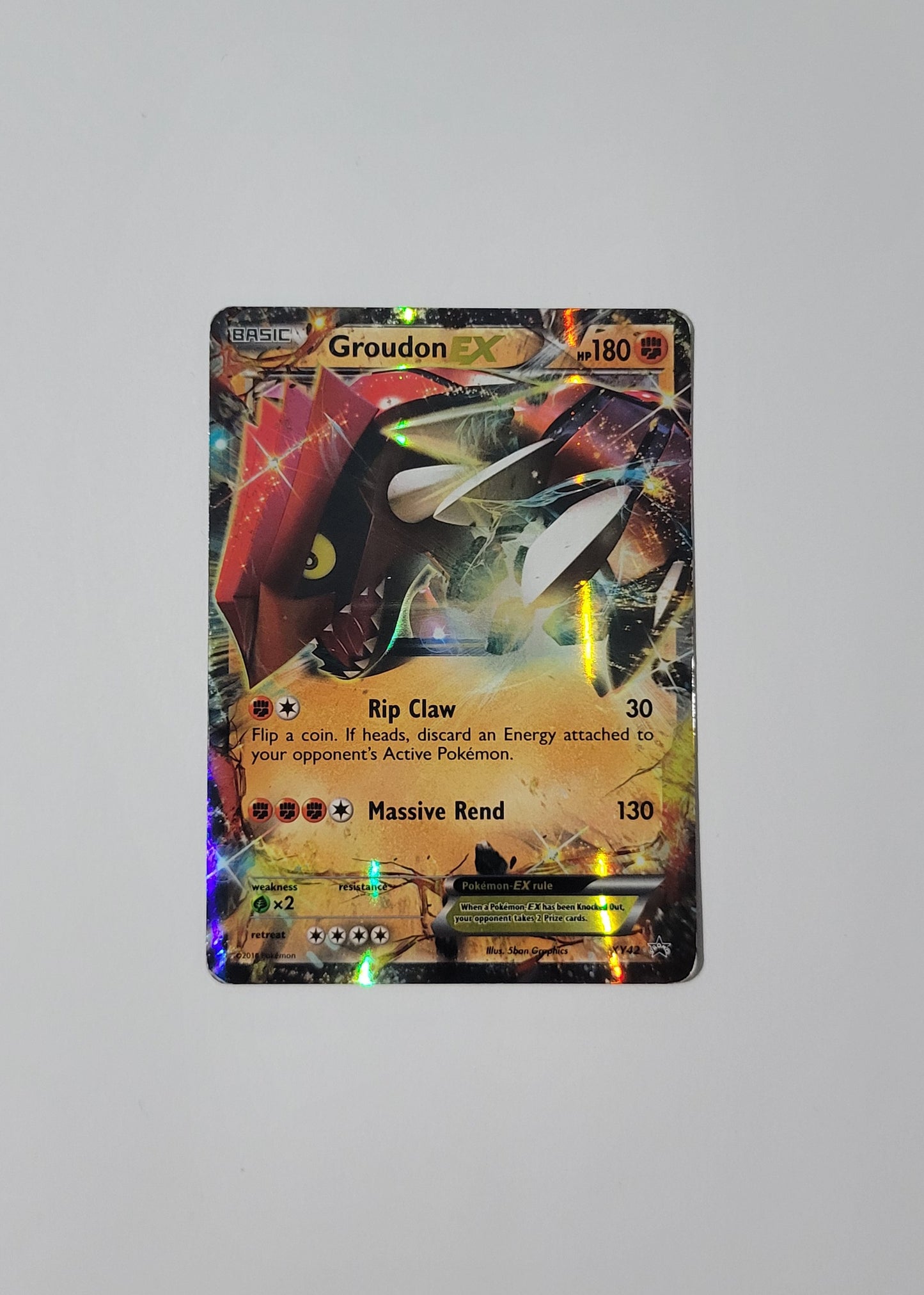 Groudon EX XY42 - Black Star Promo