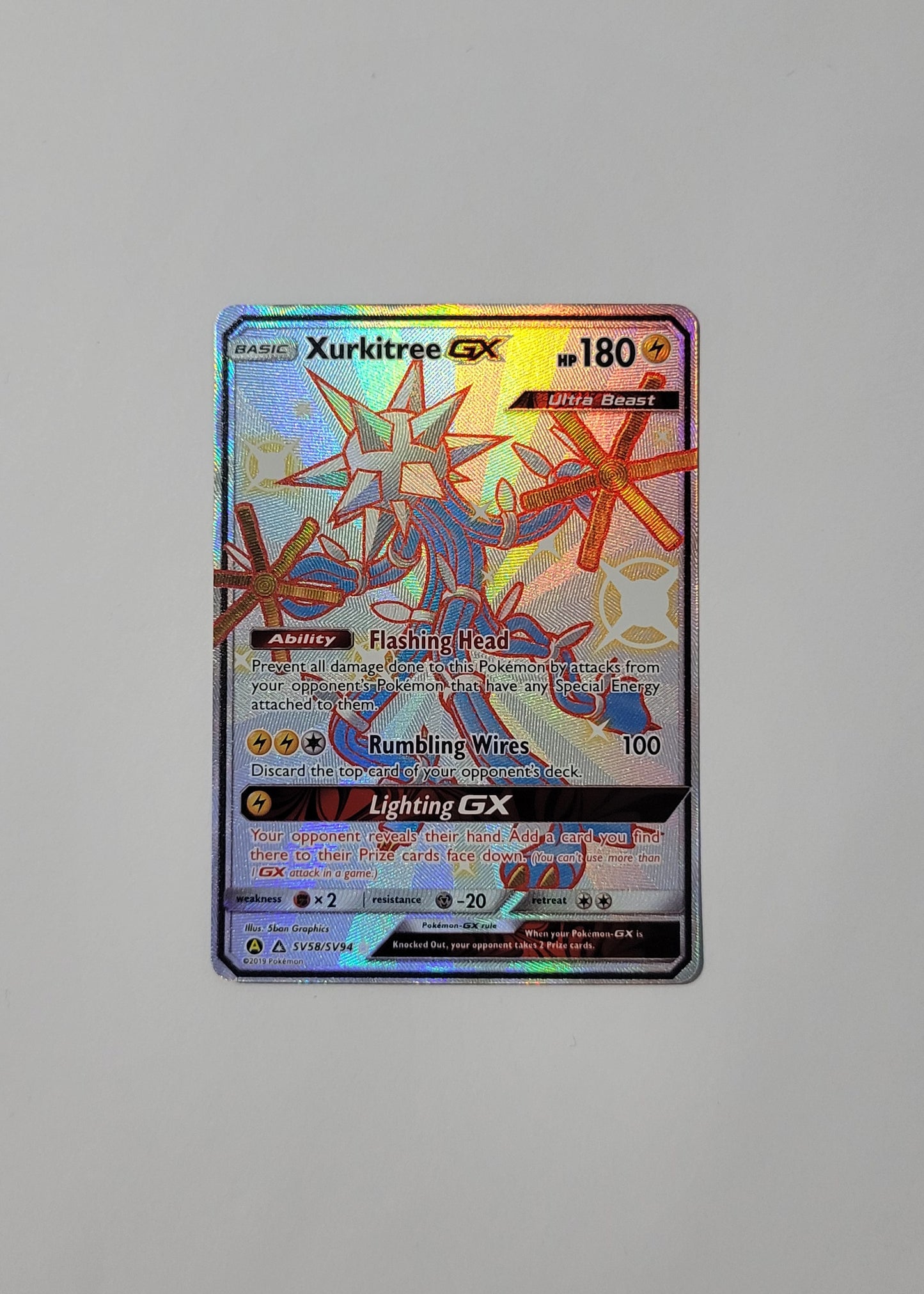 Xurkitree GX SV58/SV94 - Hidden Fates: Shiny Vault
