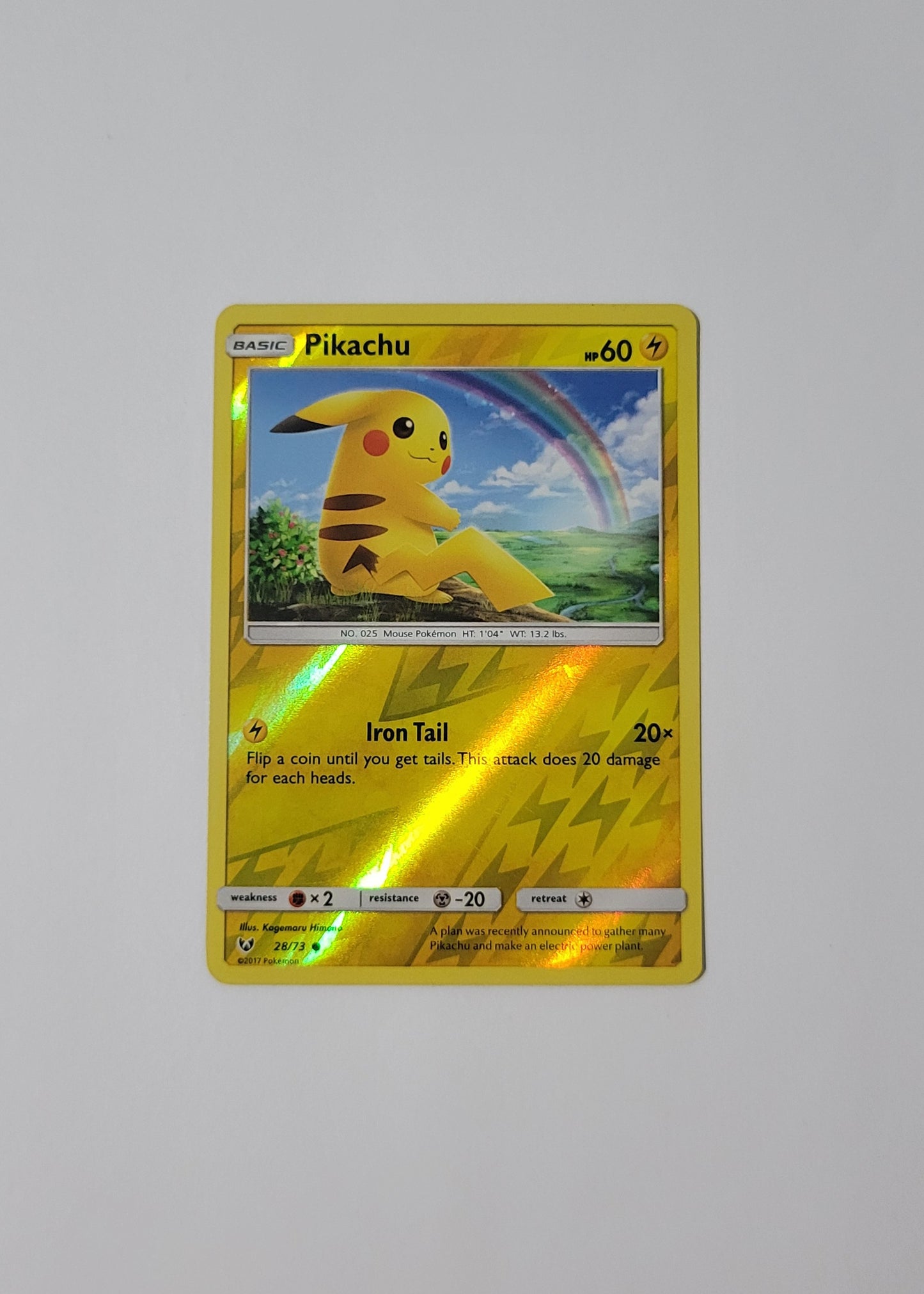 Pikachu 28/73 (Reverse Holo) - Shining Legends