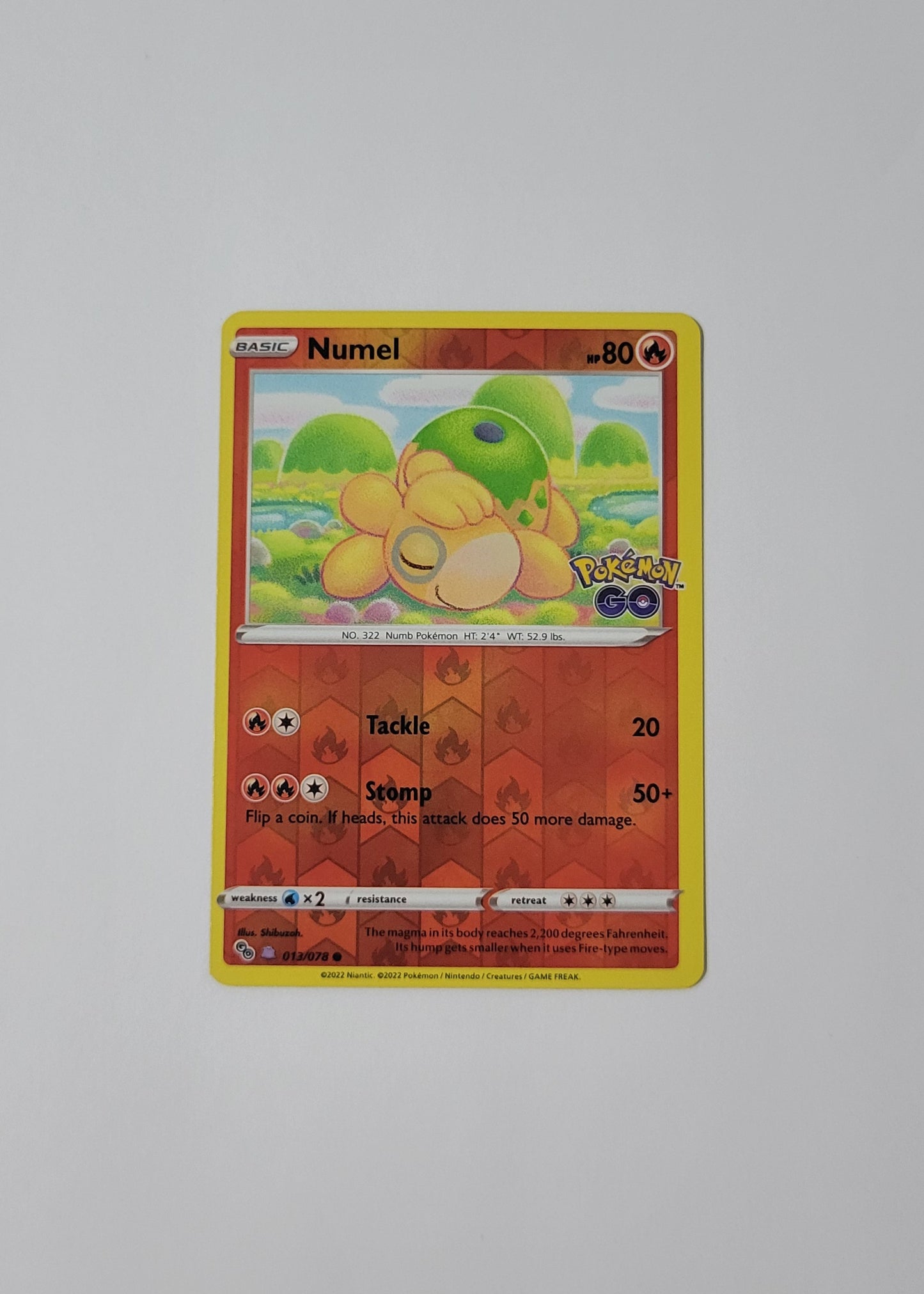 Numel 013/078 [Peelable Ditto] - Pokémon GO
