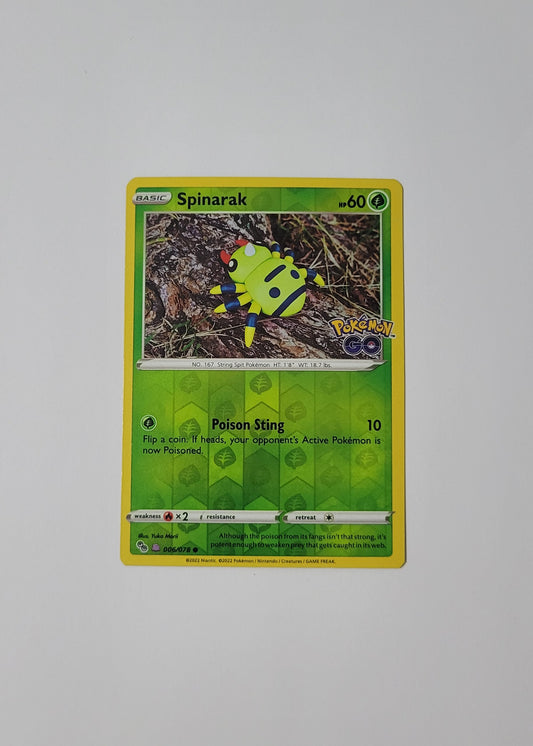 Spinarak 006/078 [Peelable Ditto] - Pokémon GO