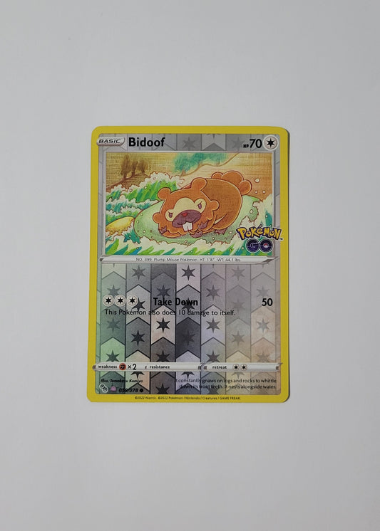 Bidoof 059/078 [Peelable Ditto] - Pokémon GO