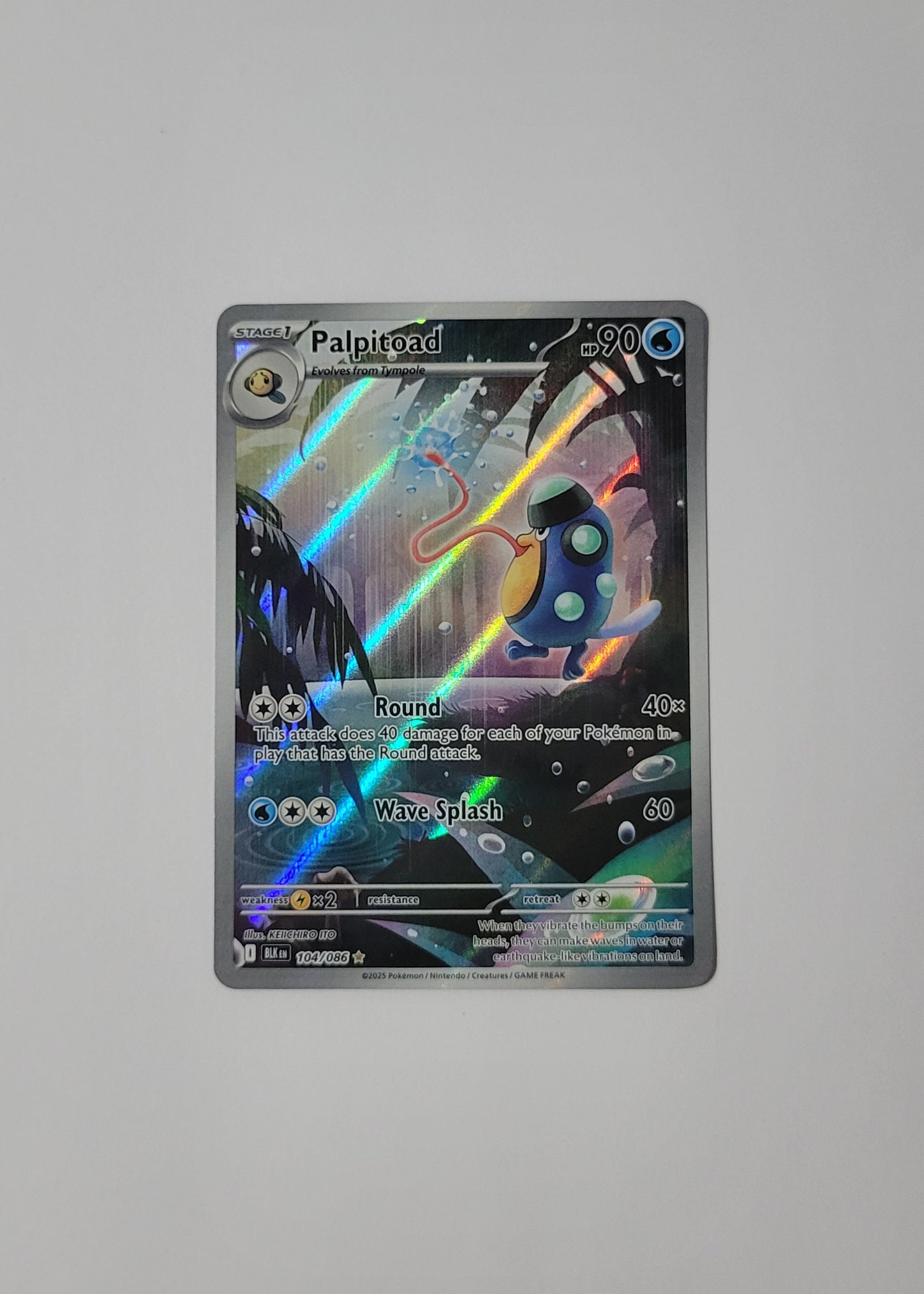 Palpitoad 104/086 - Black Bolt