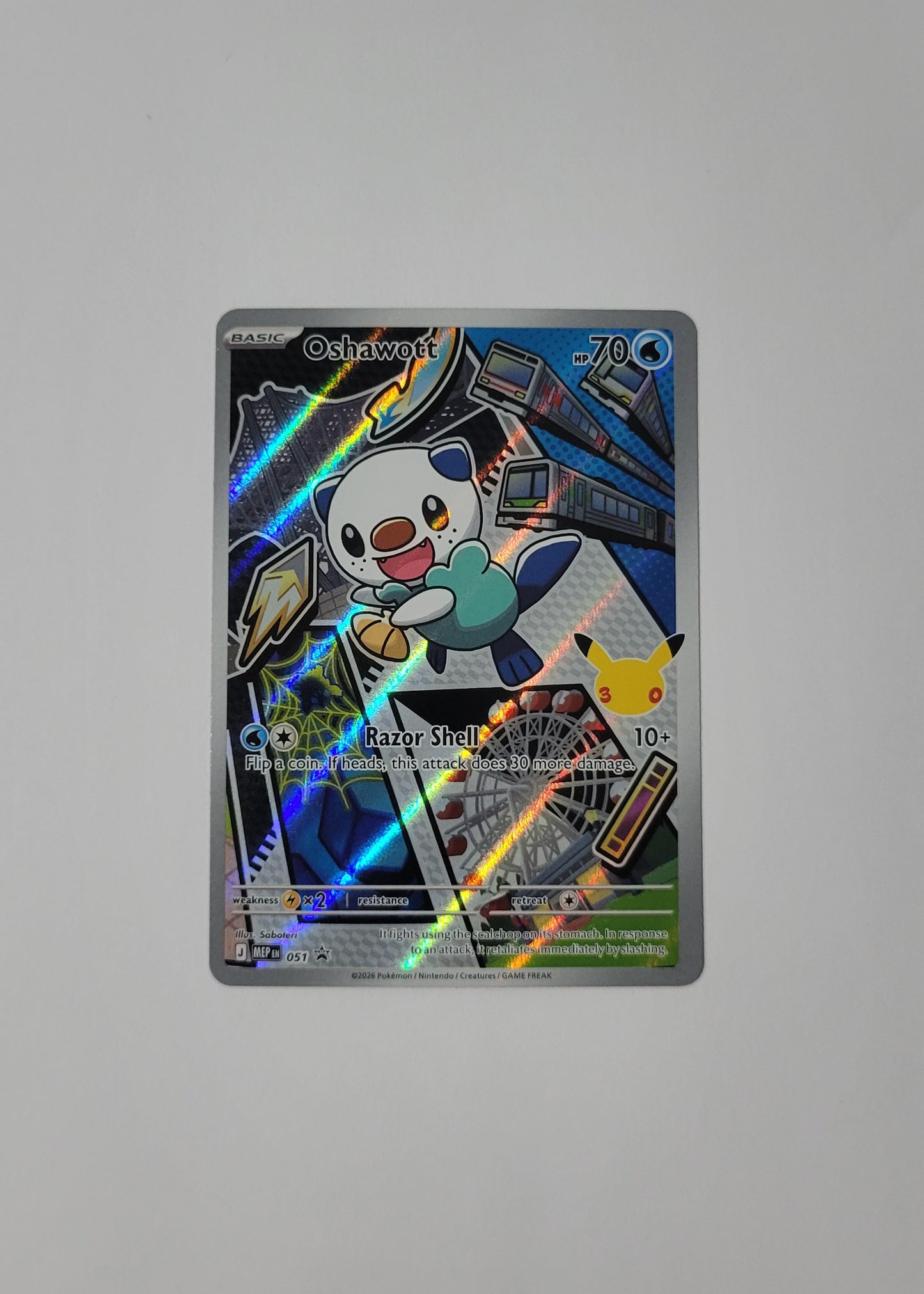 Oshawott MEP051 - Black Star Promo