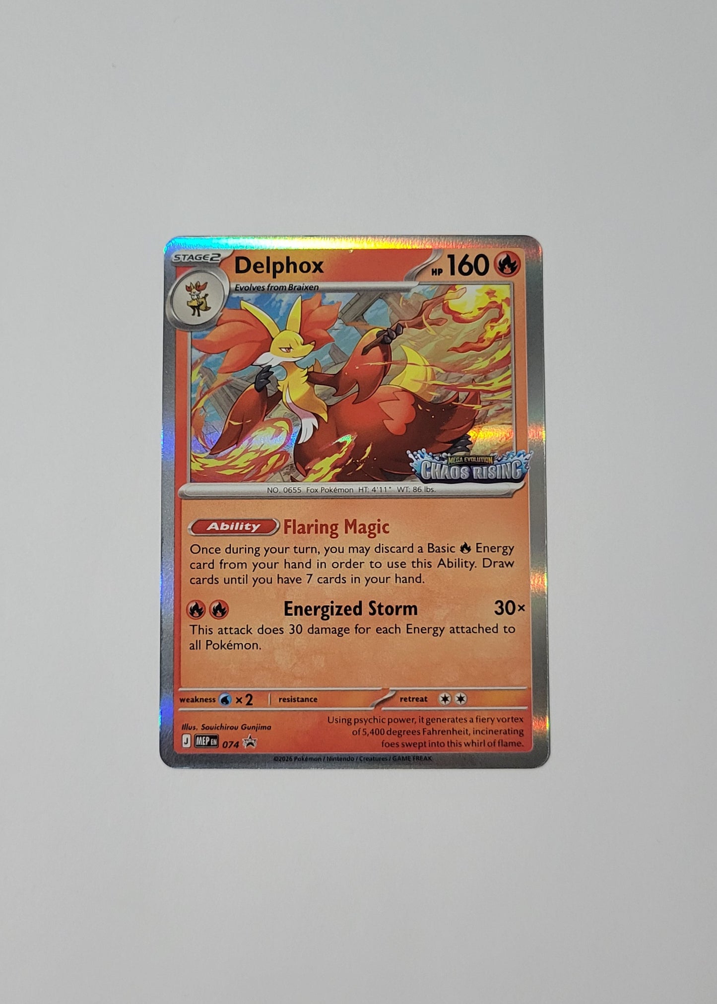 Delphox MEP074 - Black Star Promo