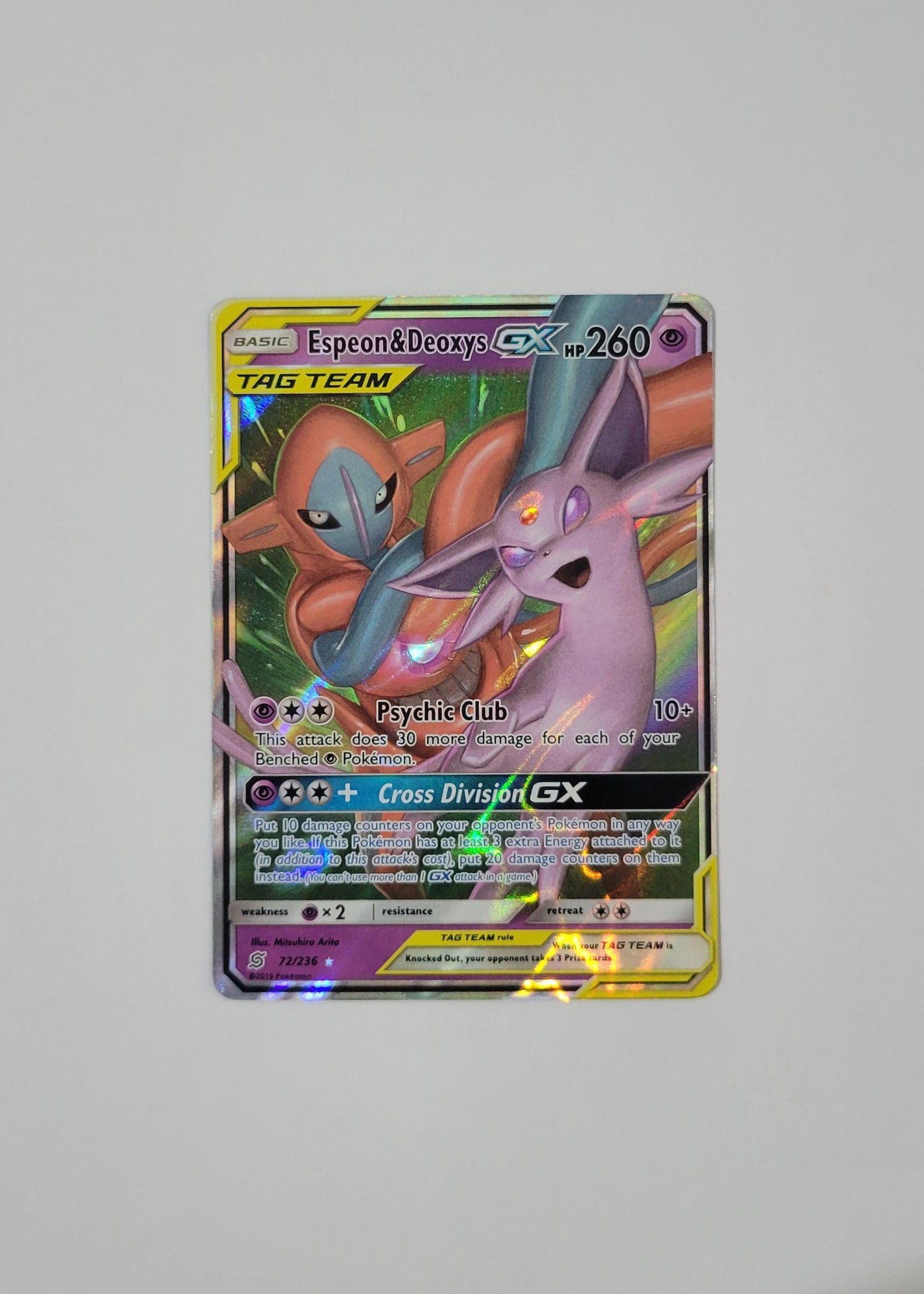 Espeon & Deoxys GX 72/236 - Unified Minds