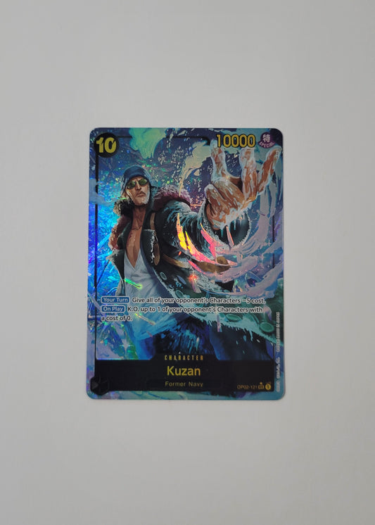 Kuzan OP02-121 (Alternate Art) - OP-02 Paramount War