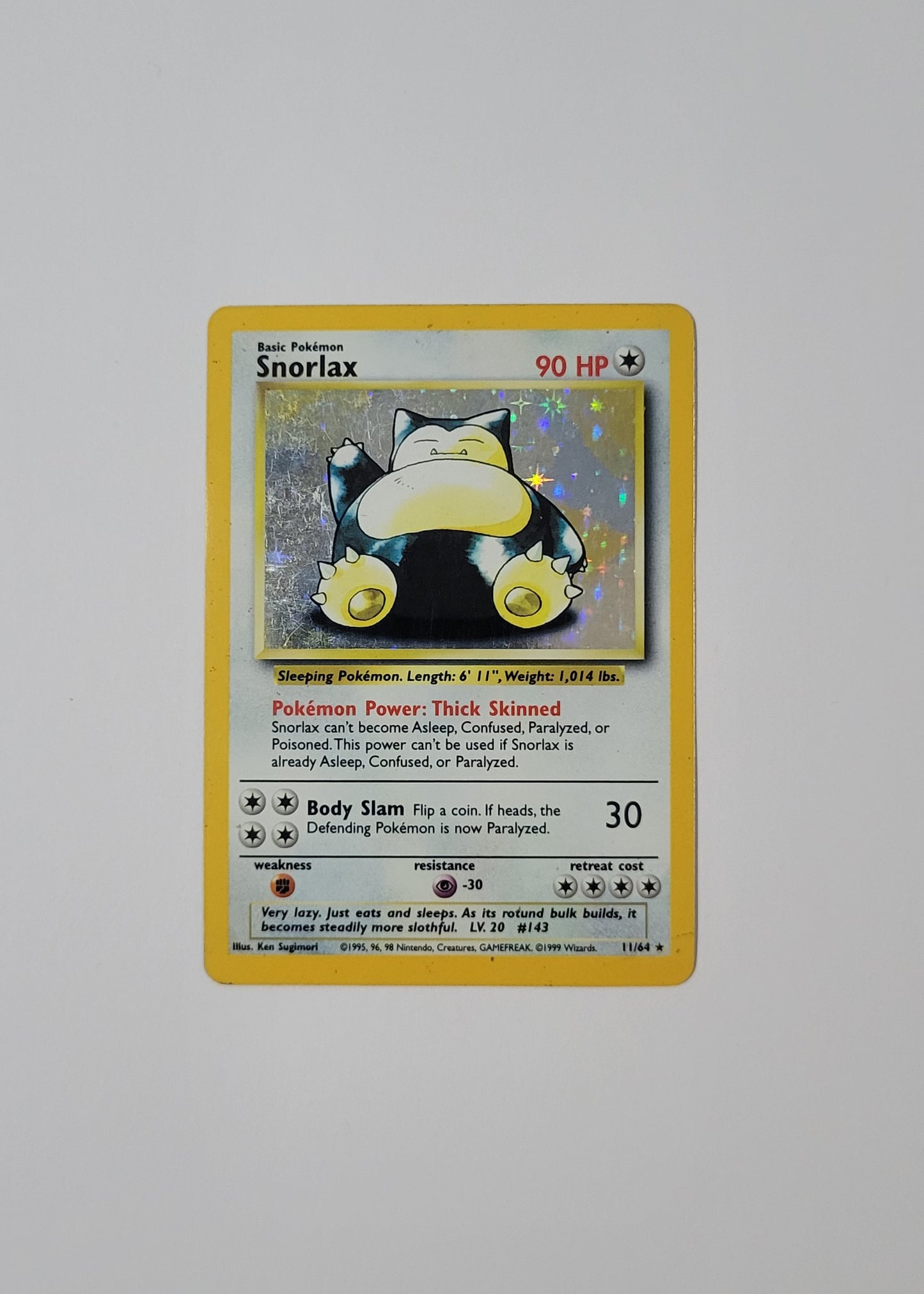 Snorlax 11/64 (Missing Set Symbol) - Jungle