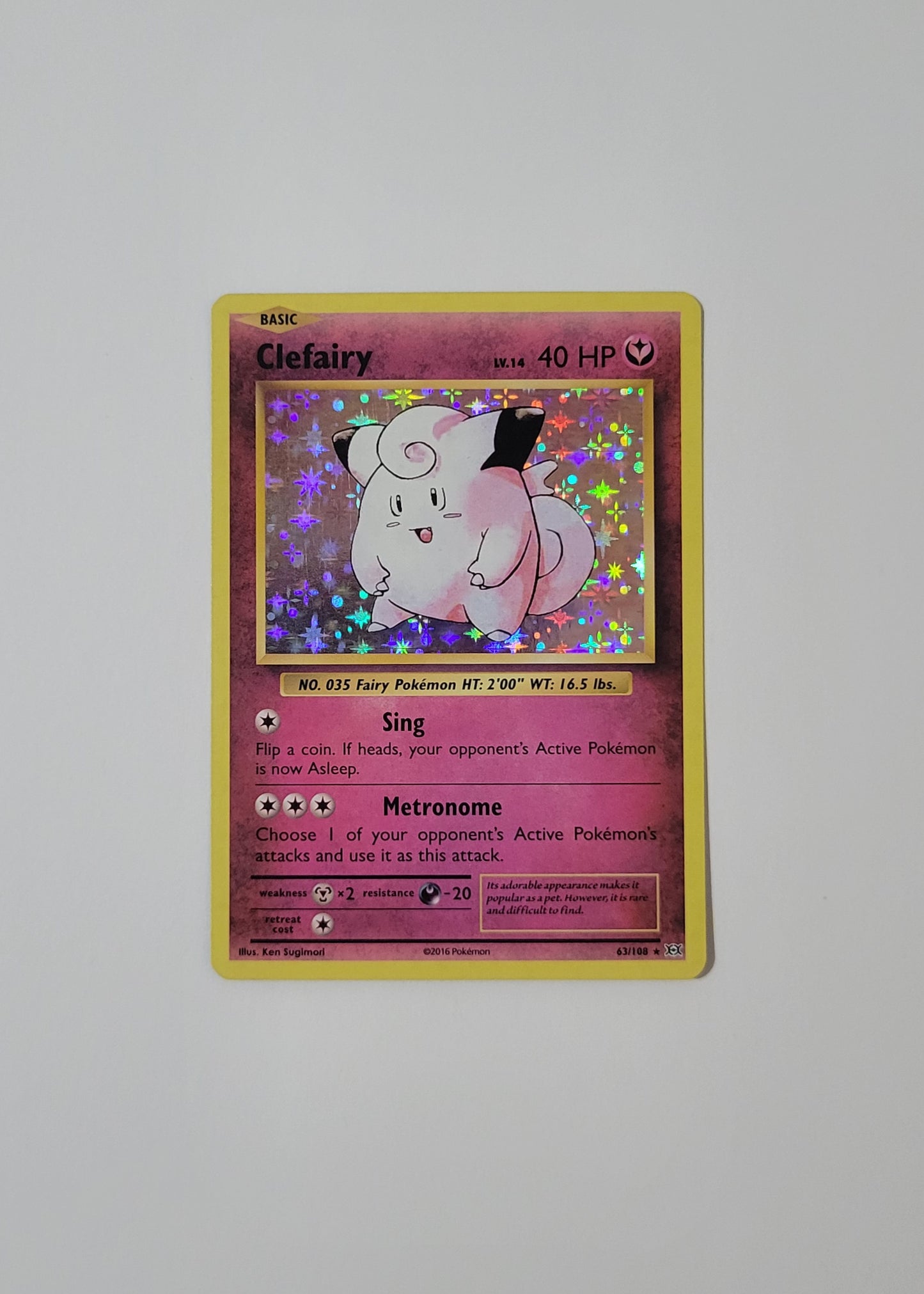 Clefairy 63/108 (Holo) - Evolutions