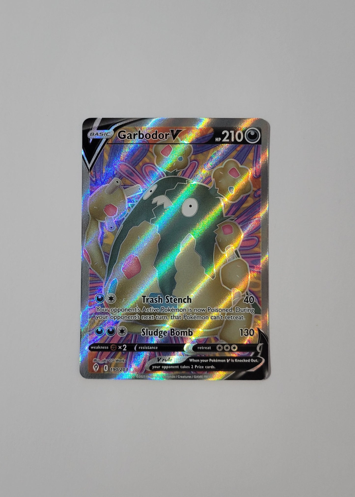 Garbodor V 190/203 - Evolving Skies