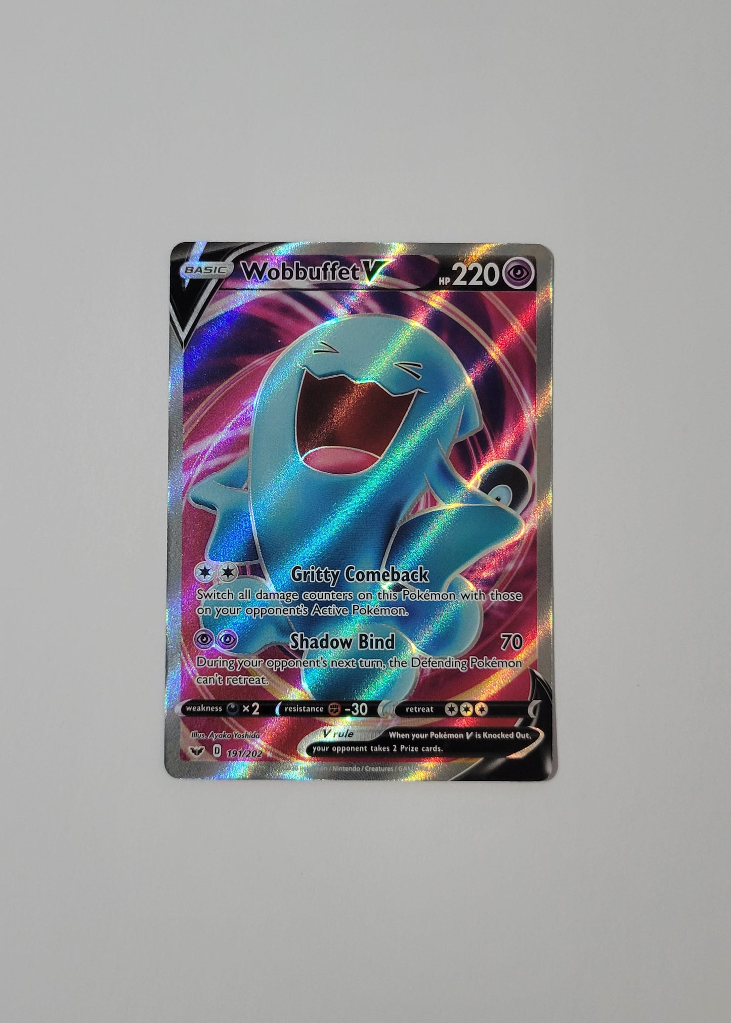 Wobbuffet V 191/202 - Sword & Shield Base Set