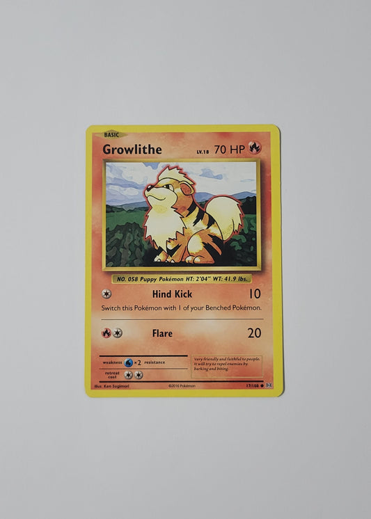 Growlithe 17/108 - Evolutions