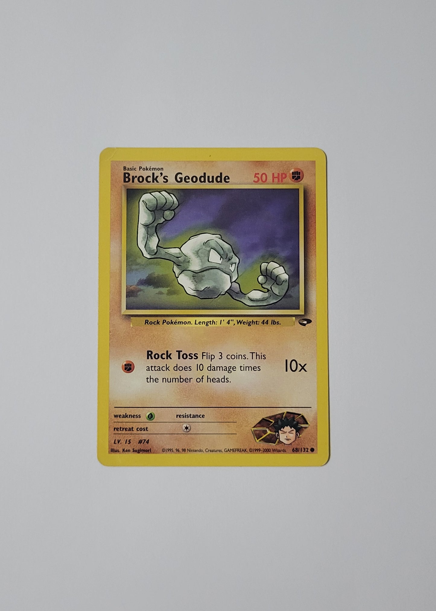 Brock's Geodude 68/132 - Gym Challenge