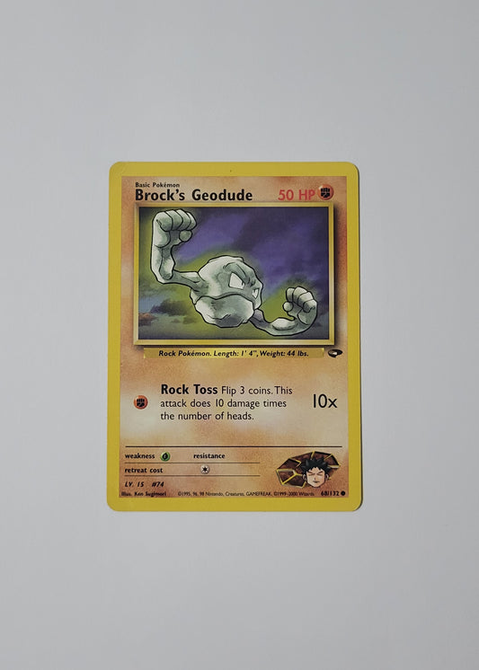 Brock's Geodude 68/132 - Gym Challenge