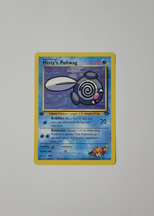 Misty's Poliwag 89/132 - Gym Challenge (1st Edition)
