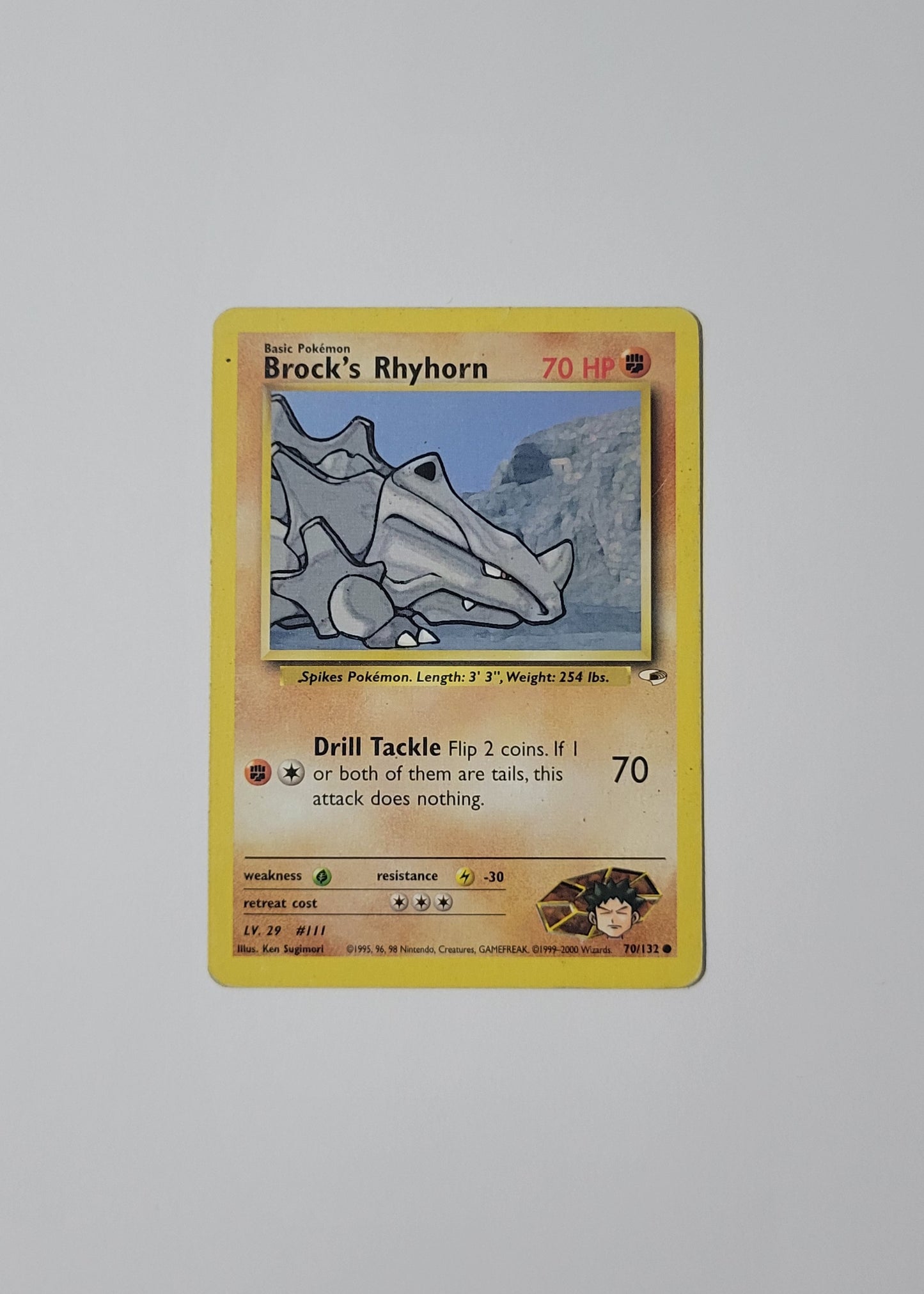 Brock's Rhyhorn 70/132 - Gym Heroes