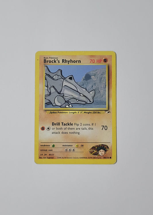 Brock's Rhyhorn 70/132 - Gym Heroes