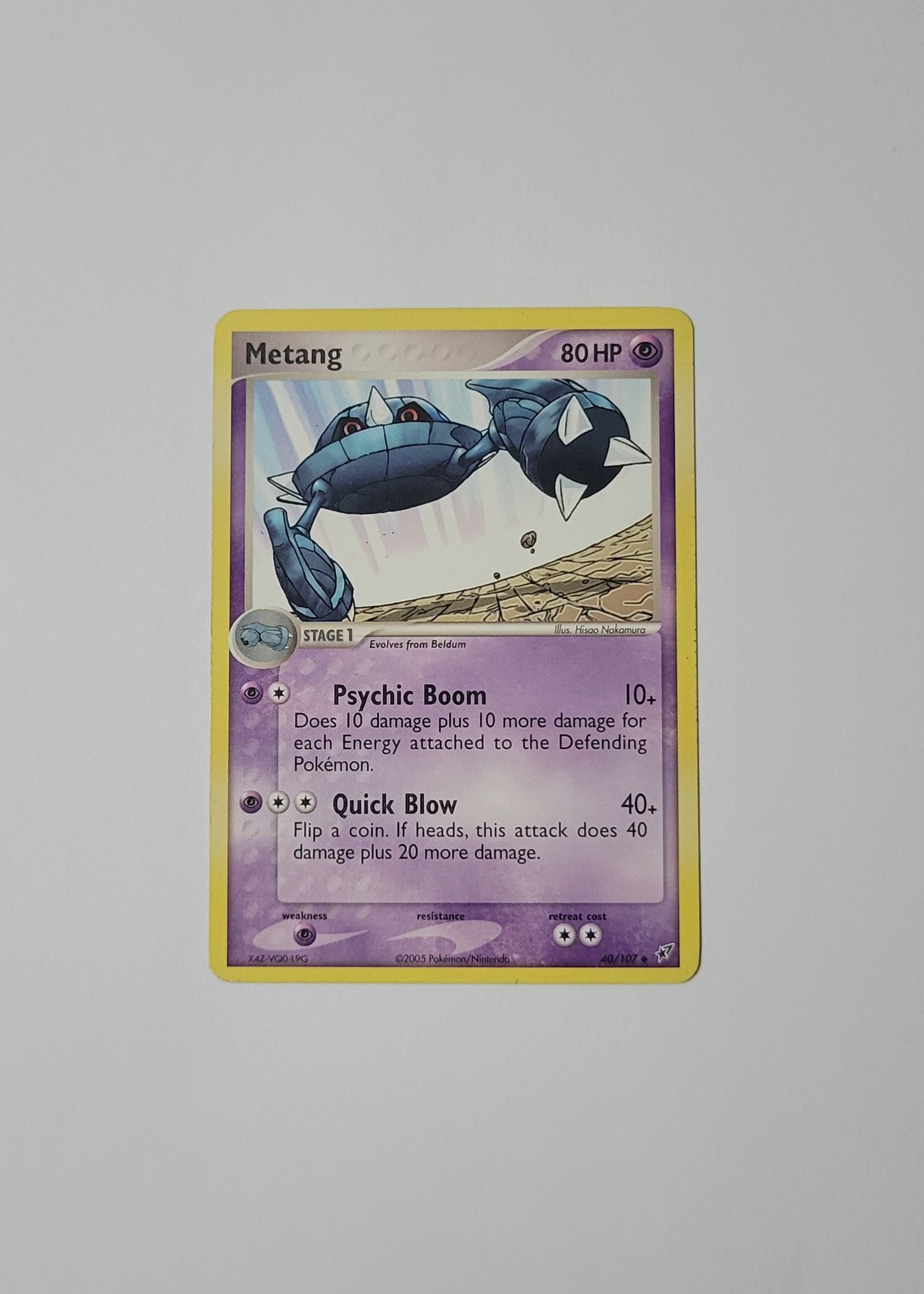Metang 40/107 - EX Deoxys