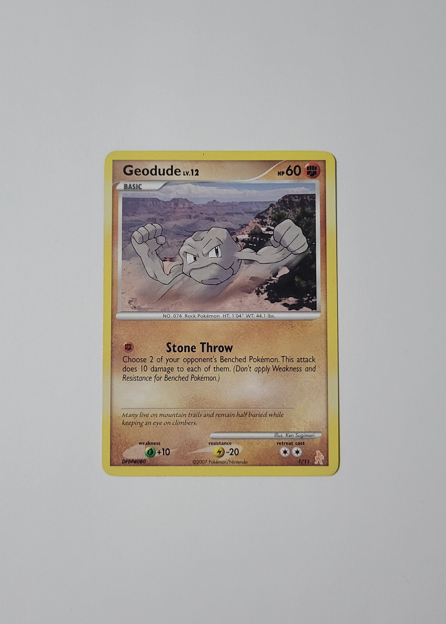 Geodude 1/11 - Diamond & Pearl: Trainer Kit - Lucario