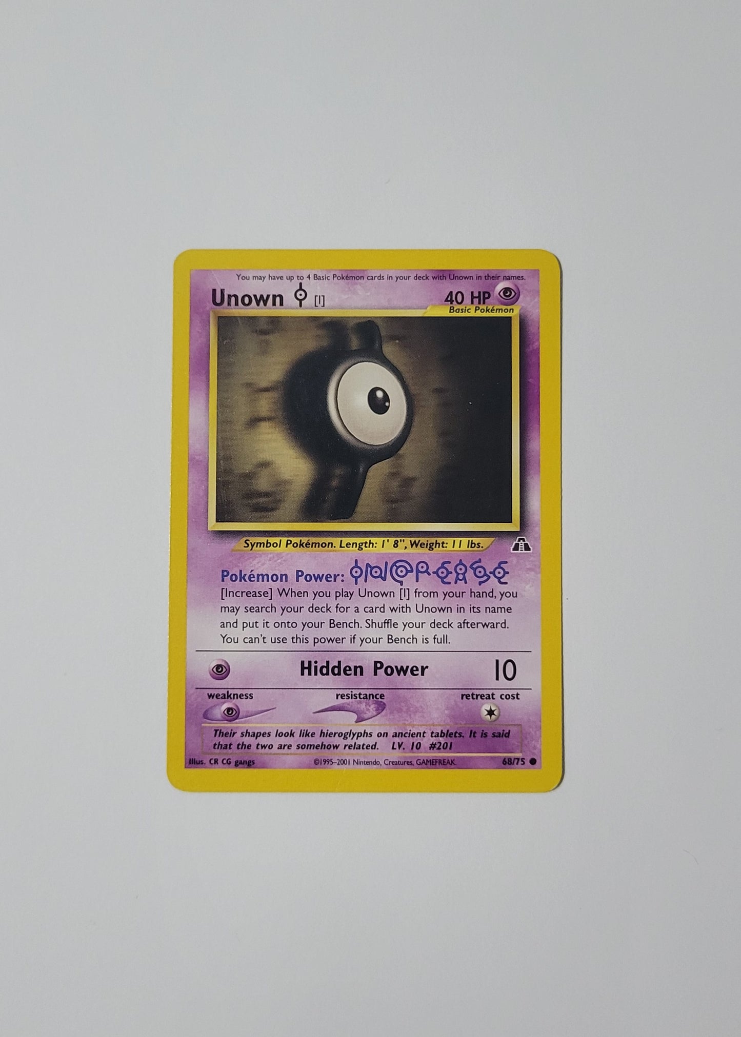Unown [I] 68/75 - Neo Discovery