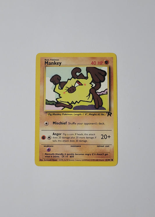 Mankey 61/82 - Team Rocket