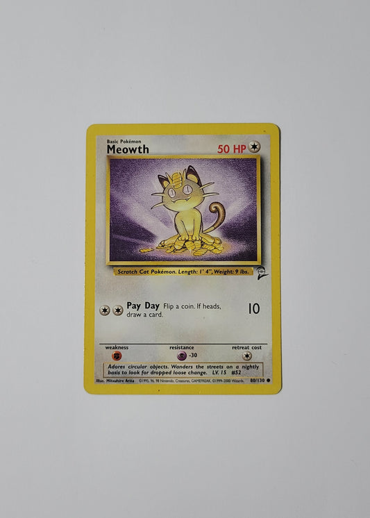 Meowth 80/130 - Base Set 2