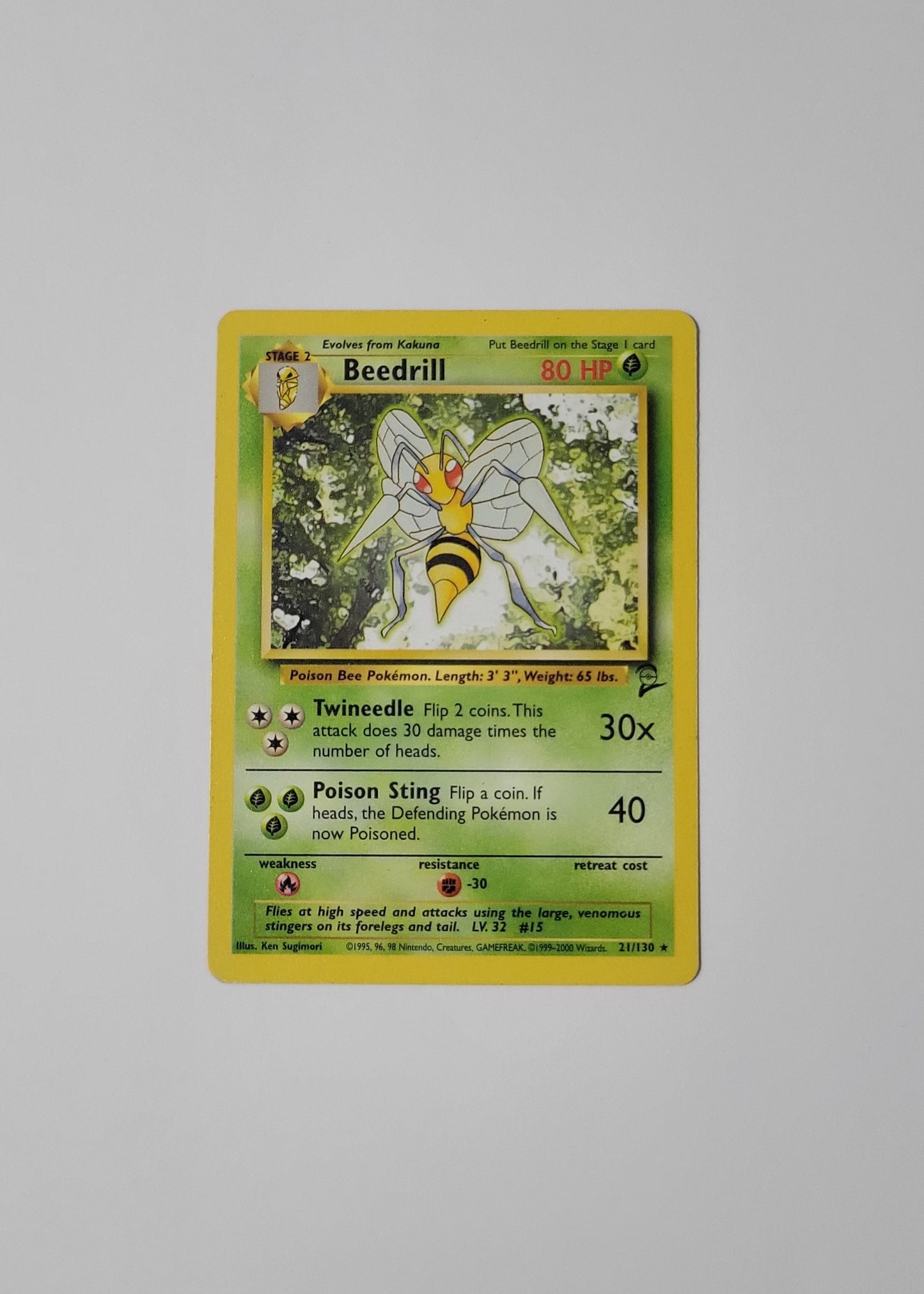 Beedrill 21/130 - Base Set 2
