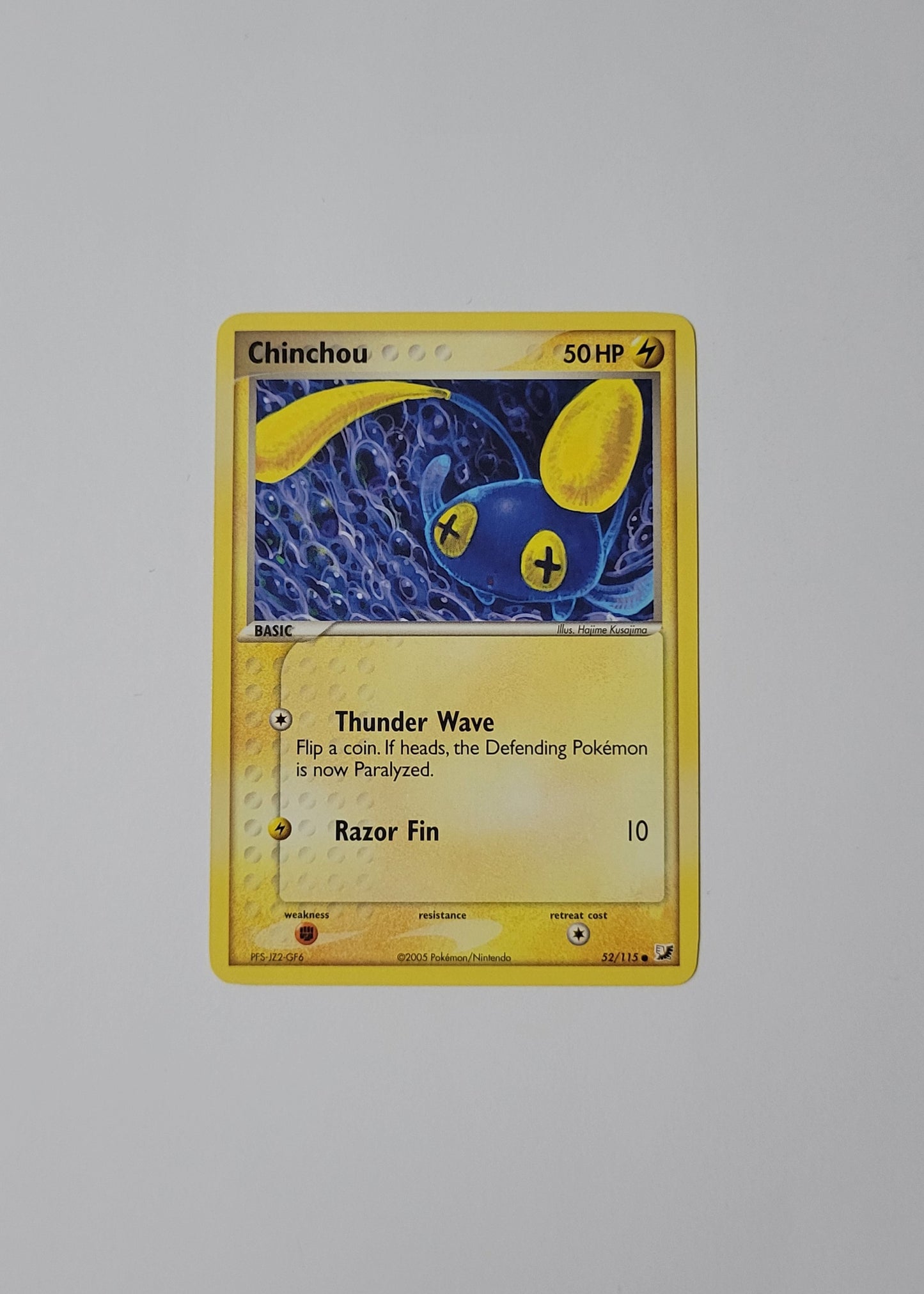 Chinchou 52/115 - EX Unseen Forces