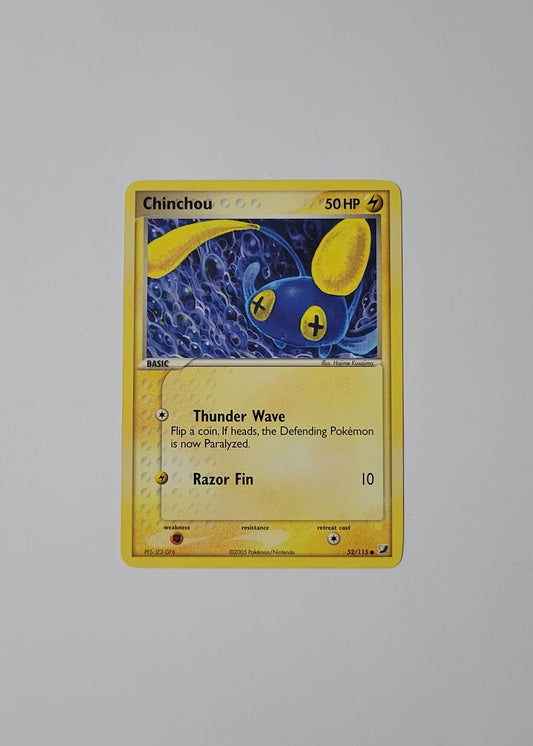 Chinchou 52/115 - EX Unseen Forces