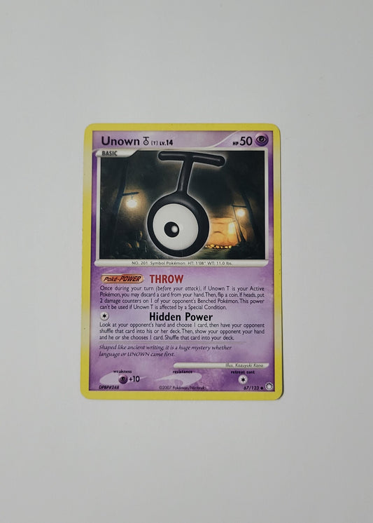 Unown [T] 67/123 - Mysterious Treasures