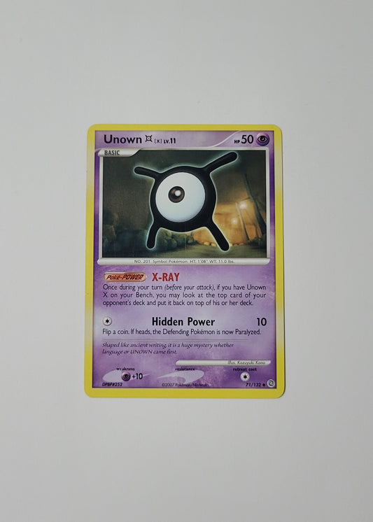 Unown [X] 71/132 - Secret Wonders