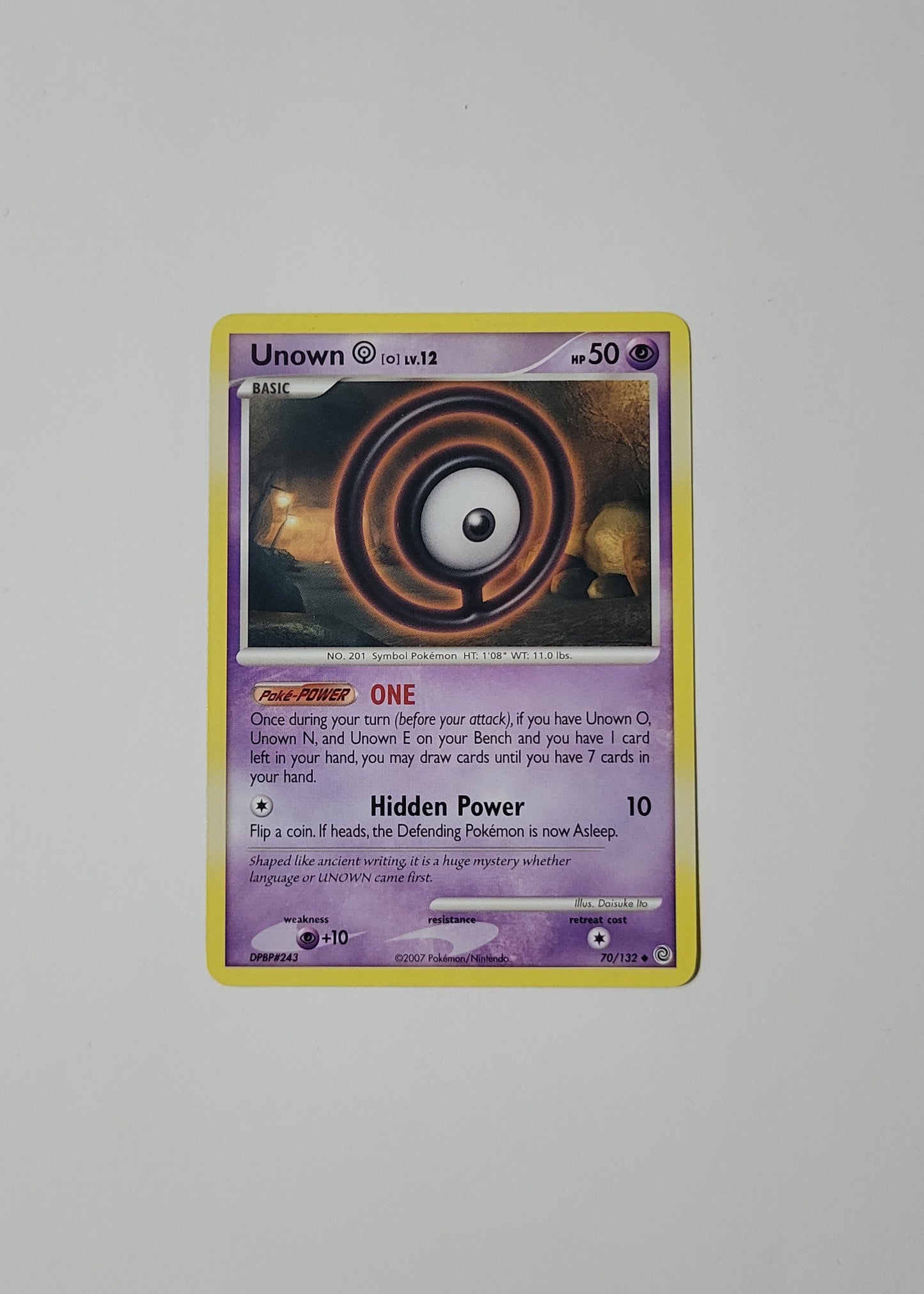 Unown [O] 70/132 - Secret Wonders