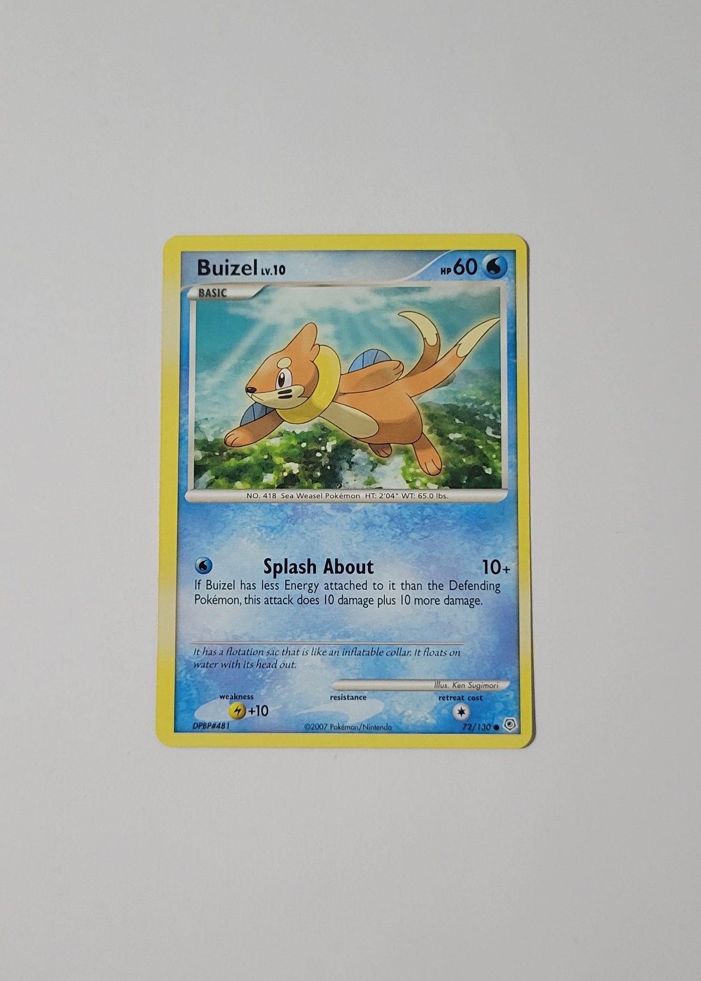Buizel 72/130 - Diamond & Pearl Base Set