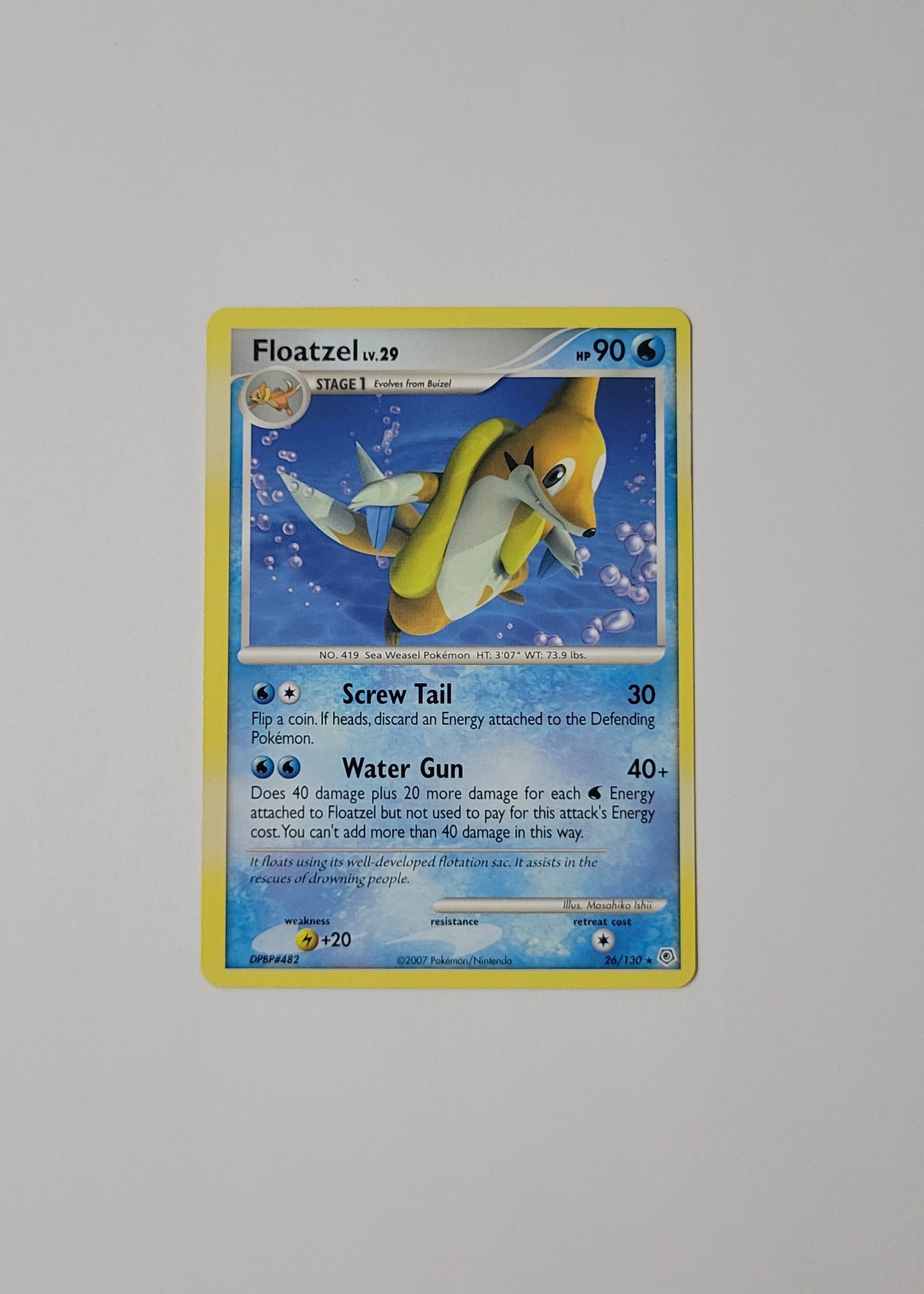 Floatzel 26/130 - Diamond & Pearl Base Set