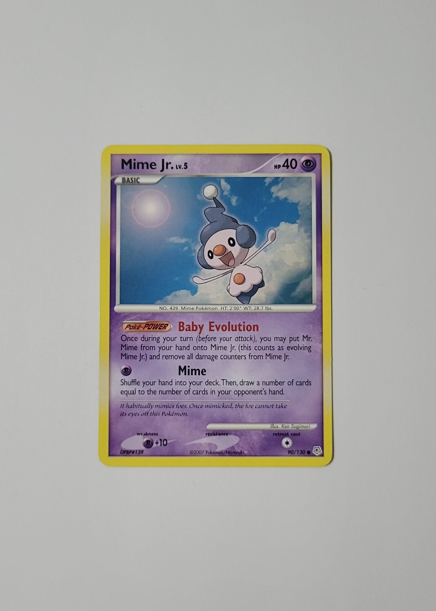 Mime Jr. 90/130 - Diamond & Pearl Base Set