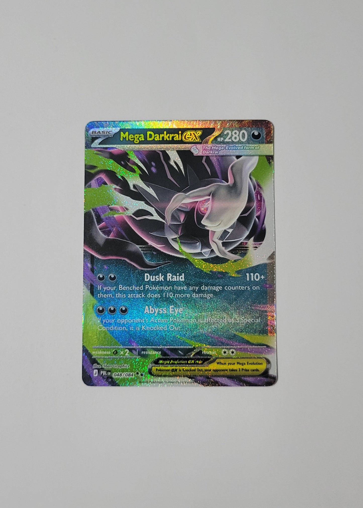 Mega Darkrai ex 048/084 - Pitch Black