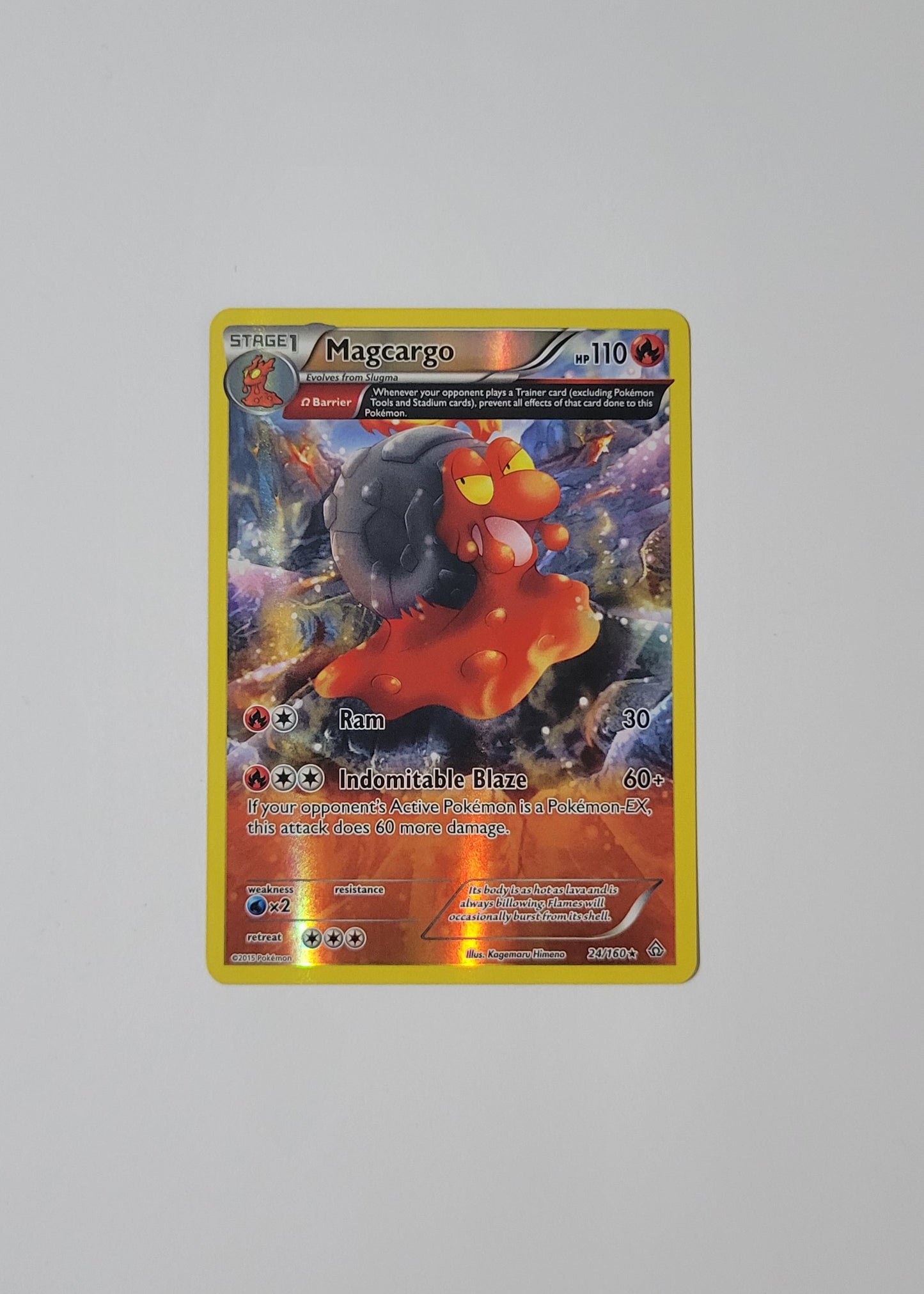 Magcargo 24/160 (Reverse Holo) - Primal Clash