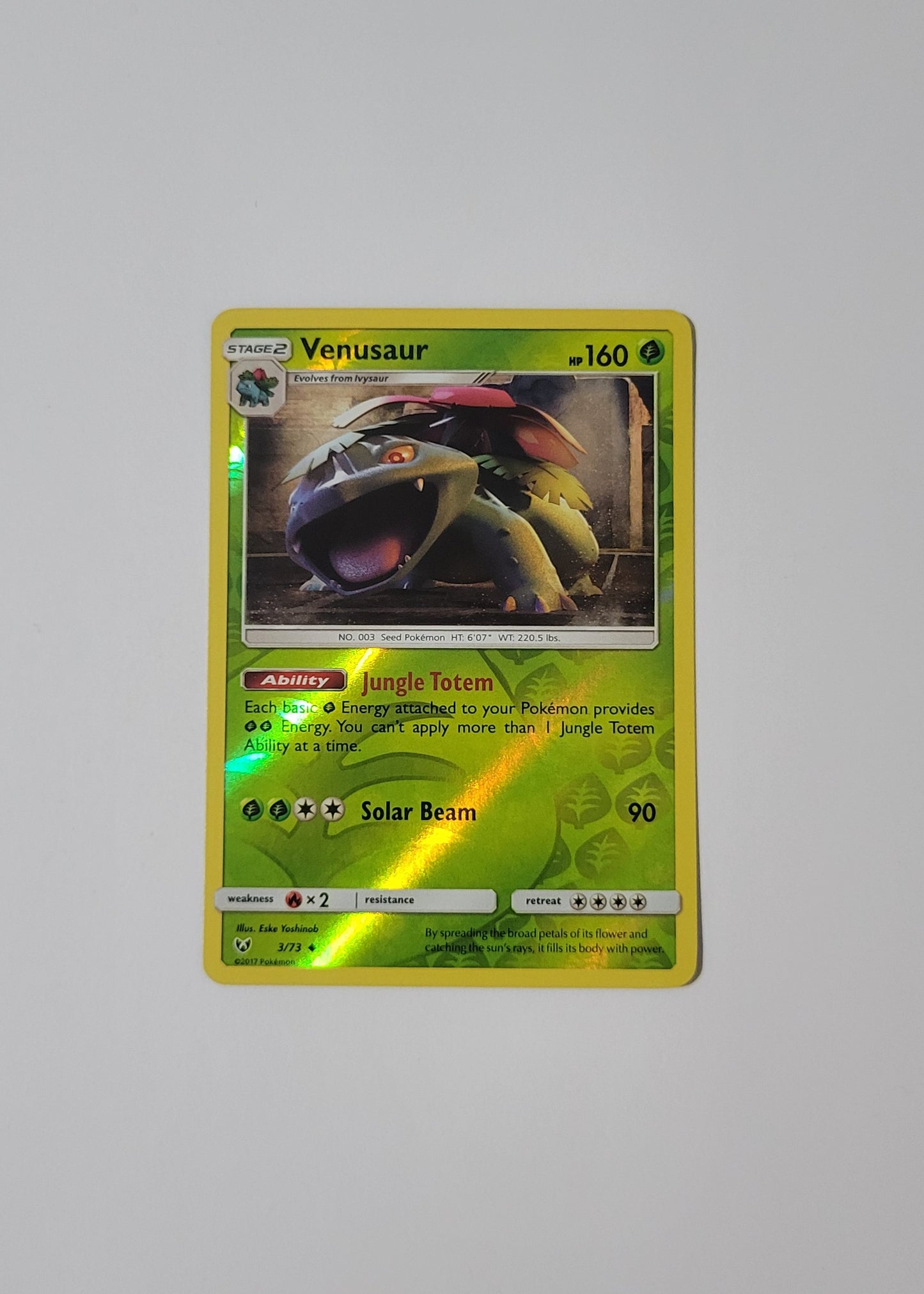 Venusaur 3/73 (Reverse Holo) - Shining Legends