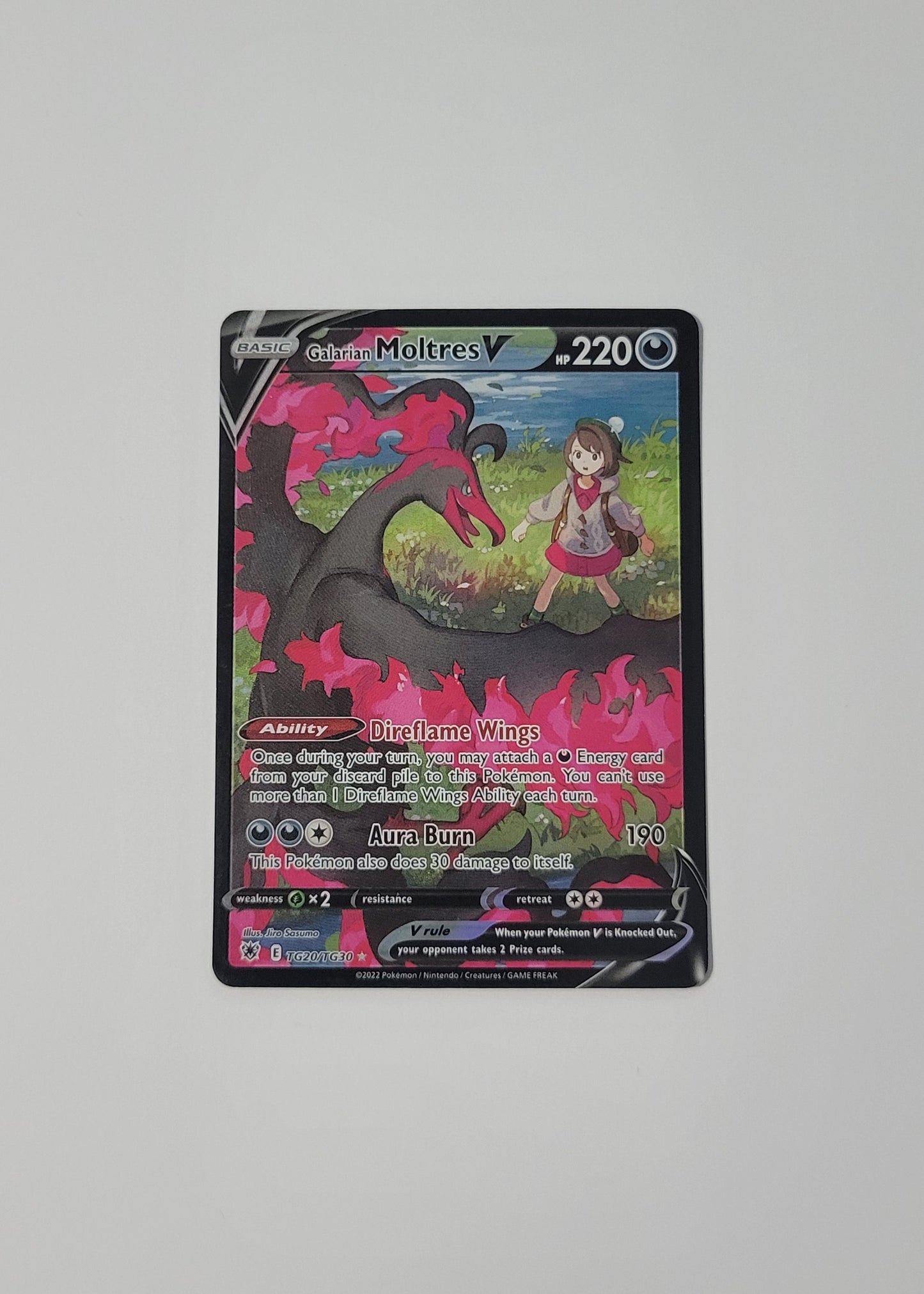 Galarian Moltres V TG20/TG30 - Astral Radiance: Trainer Gallery