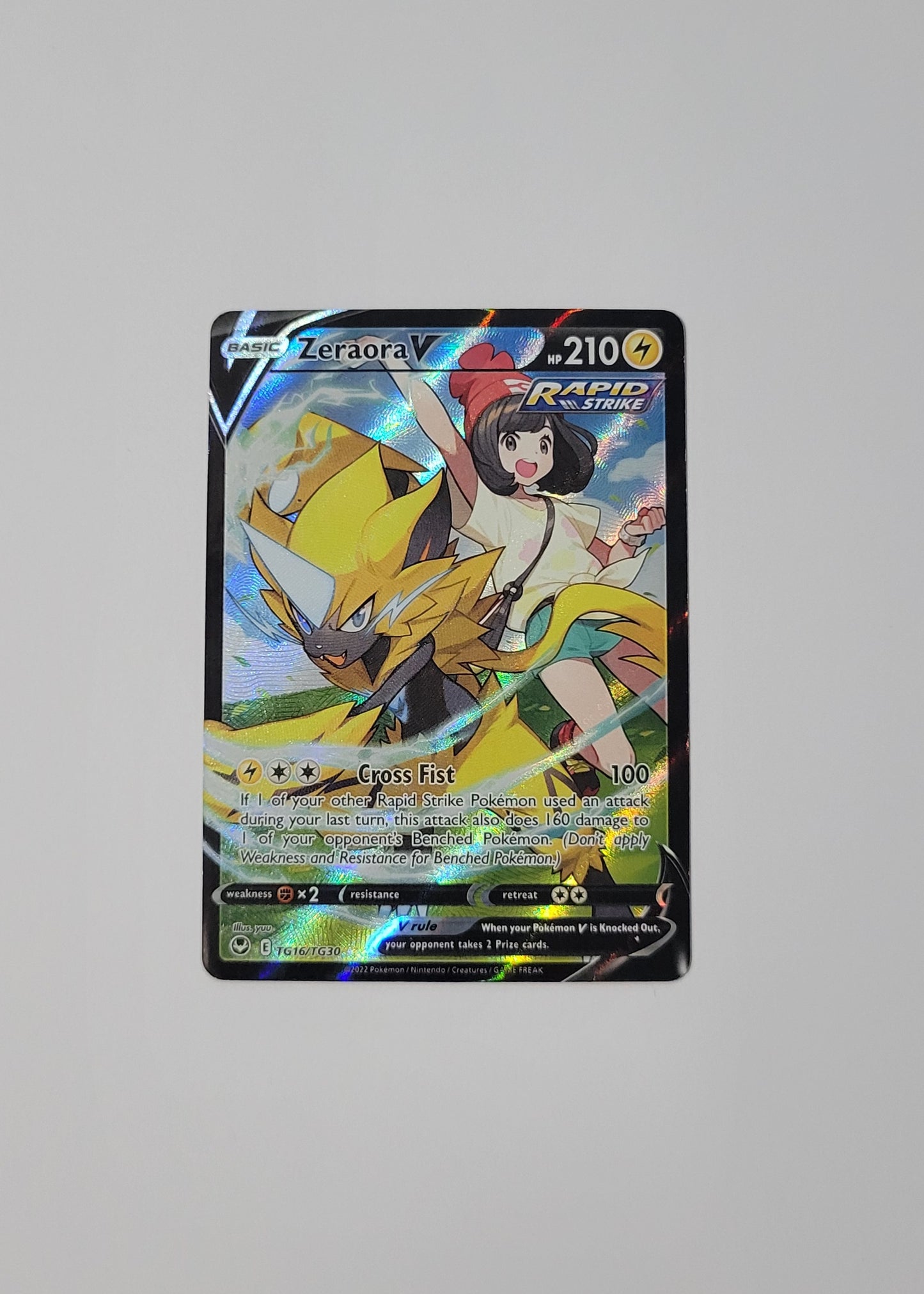 Zeraora V TG16/TG30 - Silver Tempest: Trainer Gallery