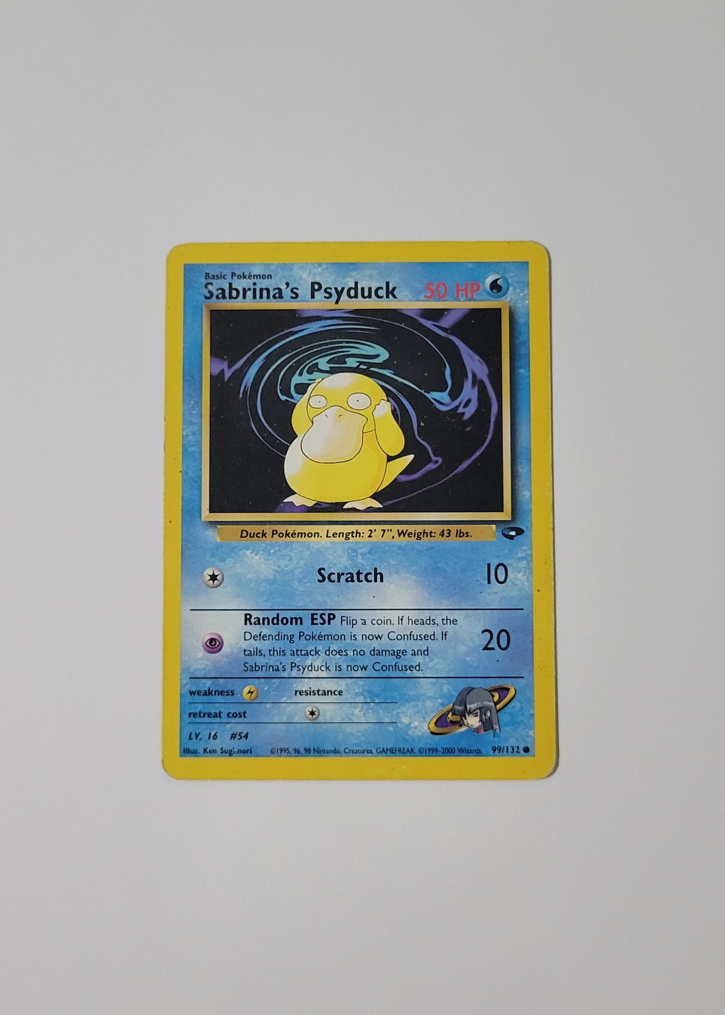 Sabrina's Psyduck 99/132 - Gym Challenge