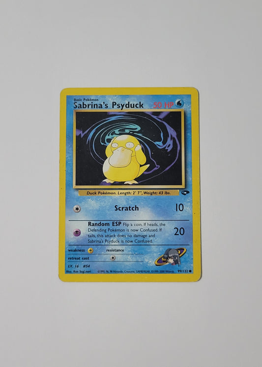 Sabrina's Psyduck 99/132 - Gym Challenge